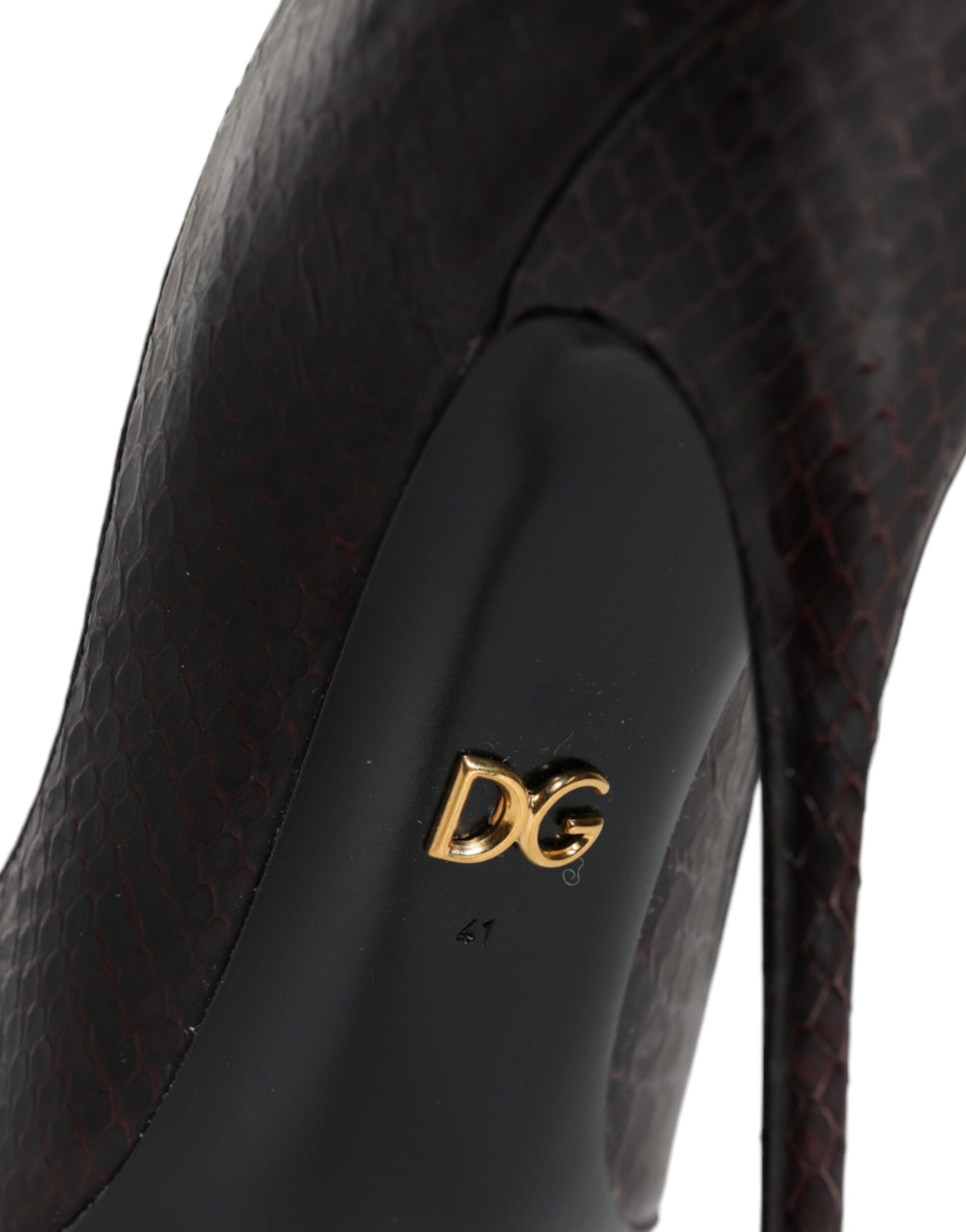 Dolce & Gabbana Multicolor Exotic Leather Heels Pumps Shoes Curated Luxury Accessories by Orvyn