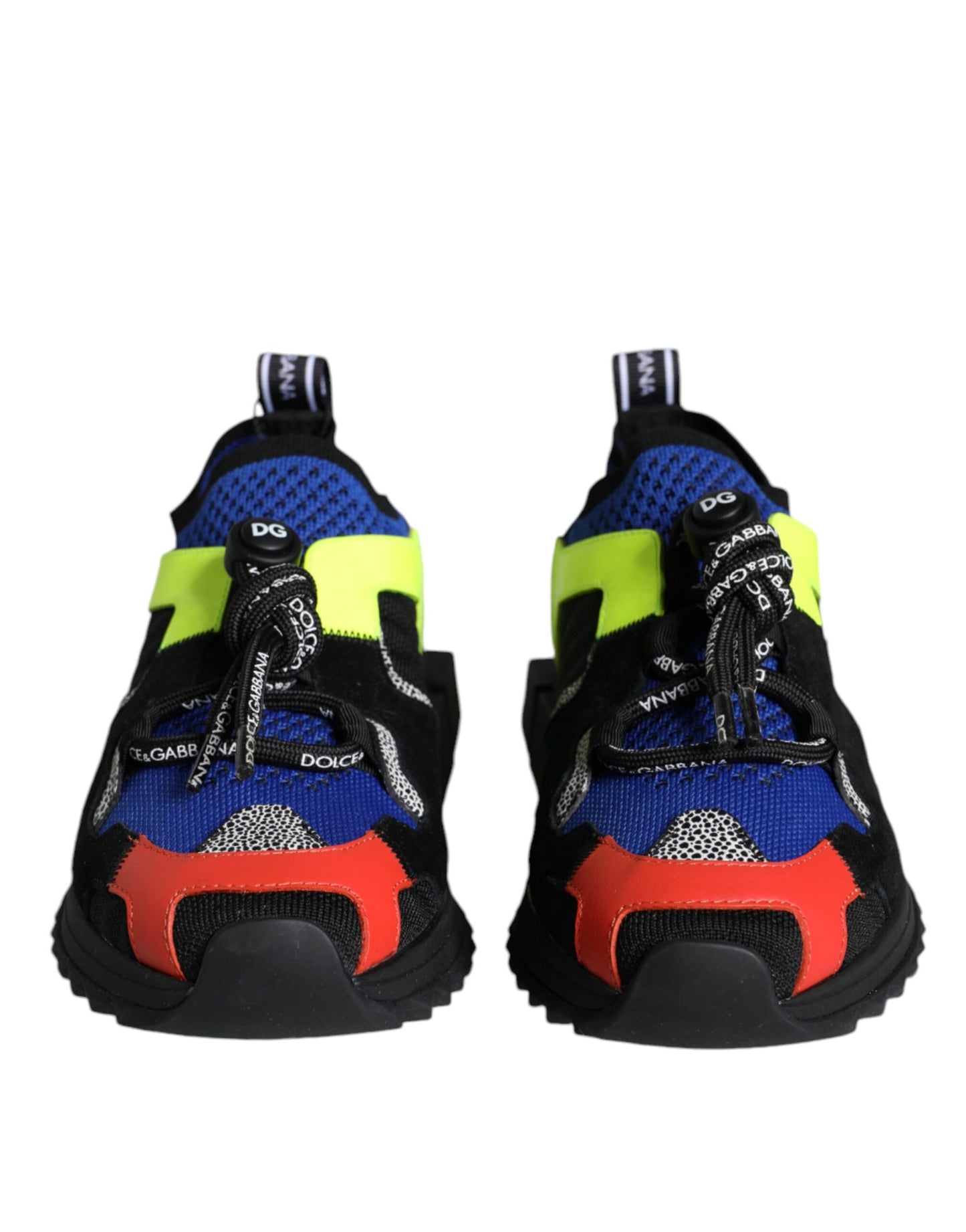 Dolce & Gabbana Multicolor Mesh Sorrento Trekking Sneakers Shoes Curated Luxury Accessories by Orvyn