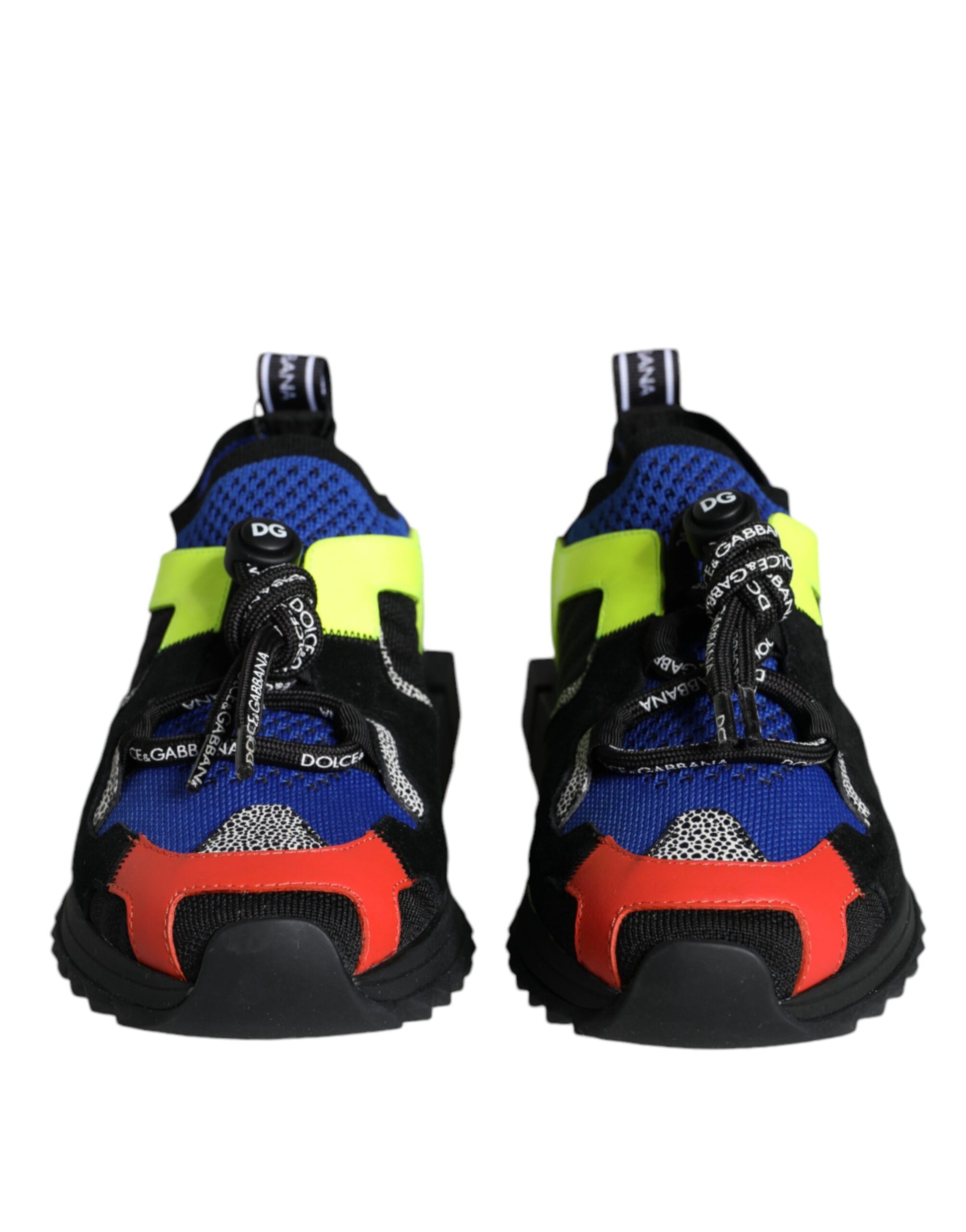 Dolce & Gabbana Multicolor Mesh Sorrento Trekking Sneakers Shoes Curated Luxury Accessories by Orvyn