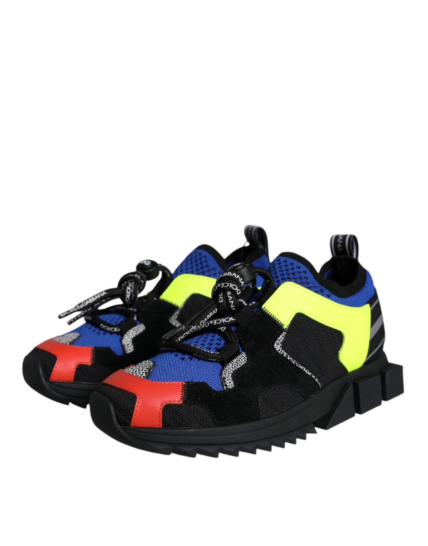 Dolce & Gabbana Multicolor Mesh Sorrento Trekking Sneakers Shoes Curated Luxury Accessories by Orvyn