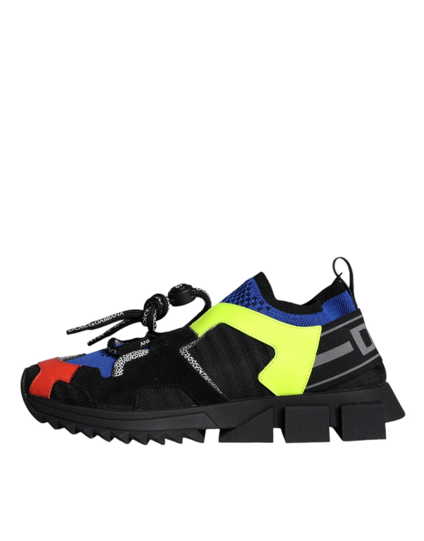 Dolce & Gabbana Multicolor Mesh Sorrento Trekking Sneakers Shoes Curated Luxury Accessories by Orvyn