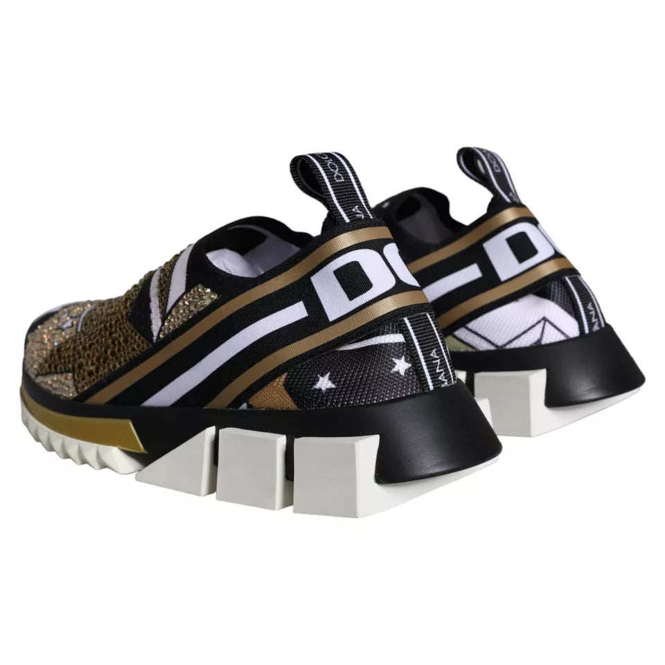 Dolce & Gabbana Multicolor Comet Star Print Sorrento Sneakers Shoes Curated Luxury Accessories by Orvyn