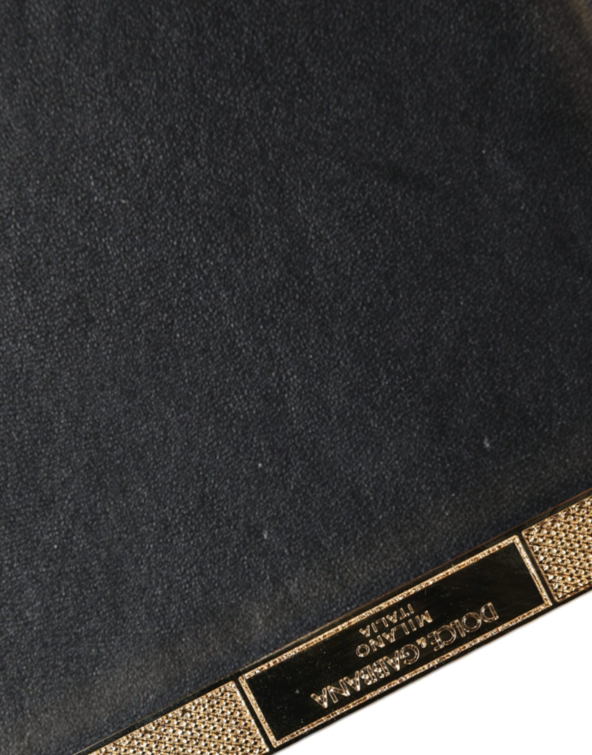 Dolce & Gabbana Gold Crystal Bifold Clutch Evening Party Women Purse Bag Curated Luxury Accessories by Orvyn