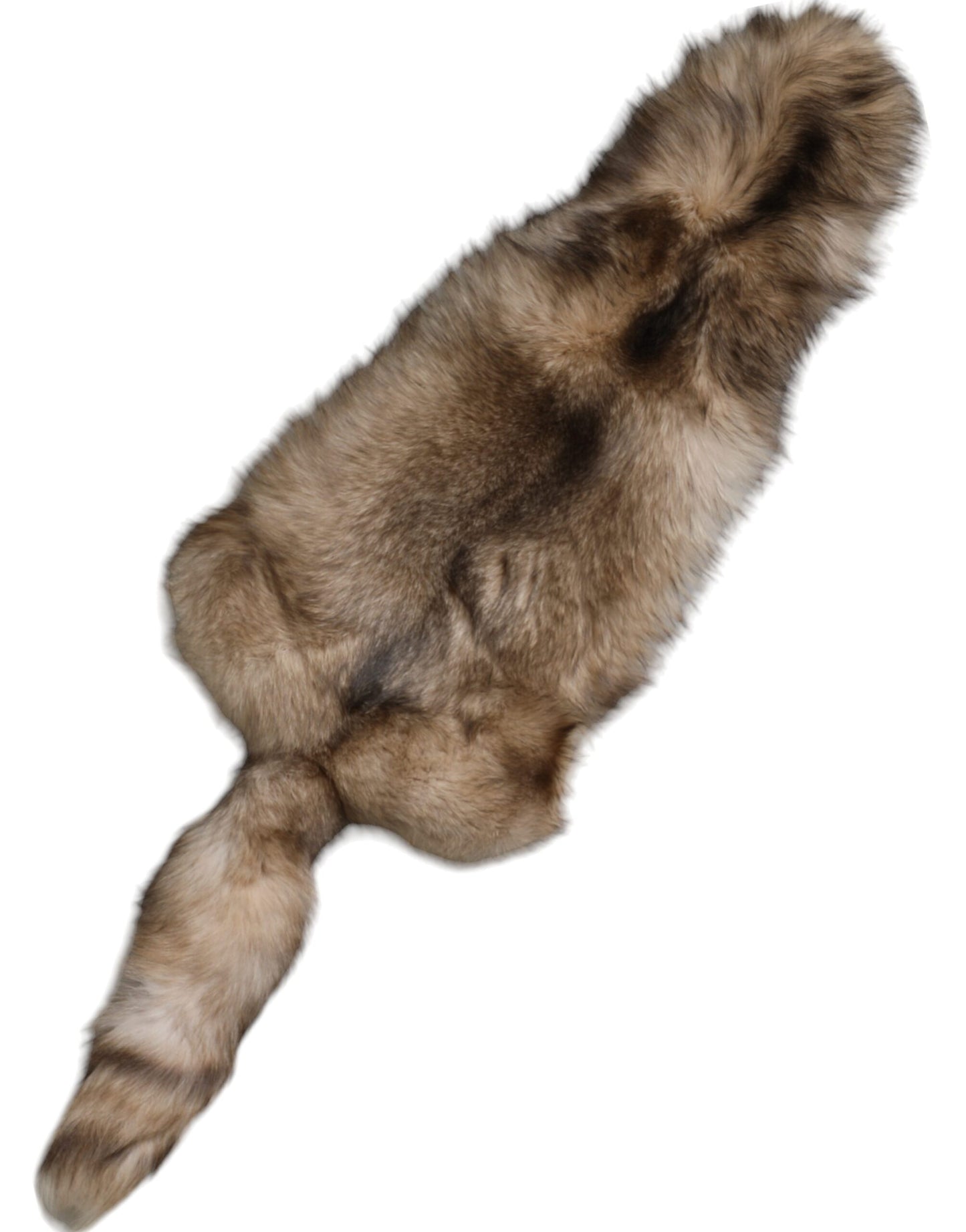 Dolce & Gabbana Brown Frost Fox Fur Neck Warmer Winter Scarf Curated Luxury Accessories by Orvyn