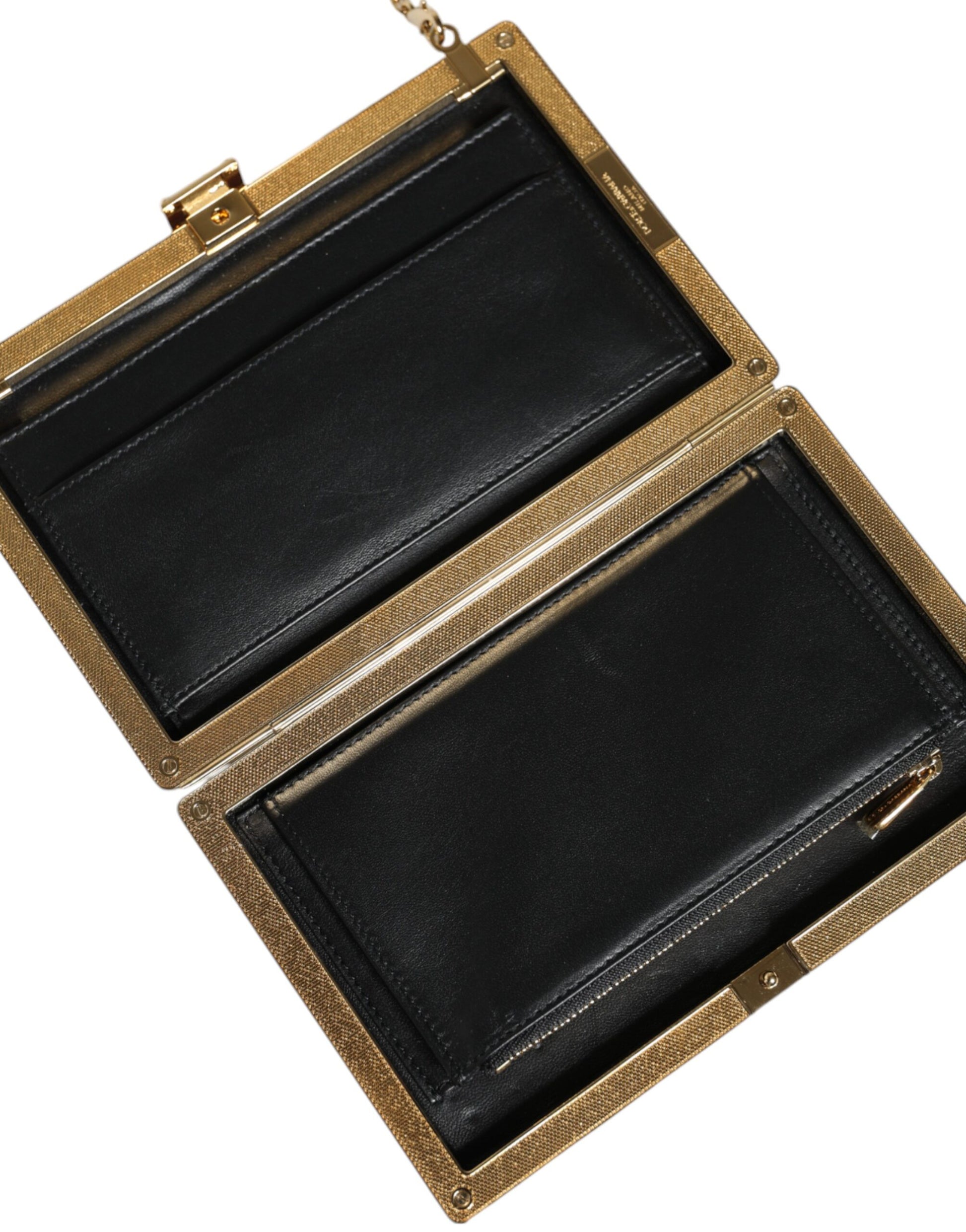 Dolce & Gabbana Maroon Leather Clutch Evening Crossbody Bag Curated Luxury Accessories by Orvyn