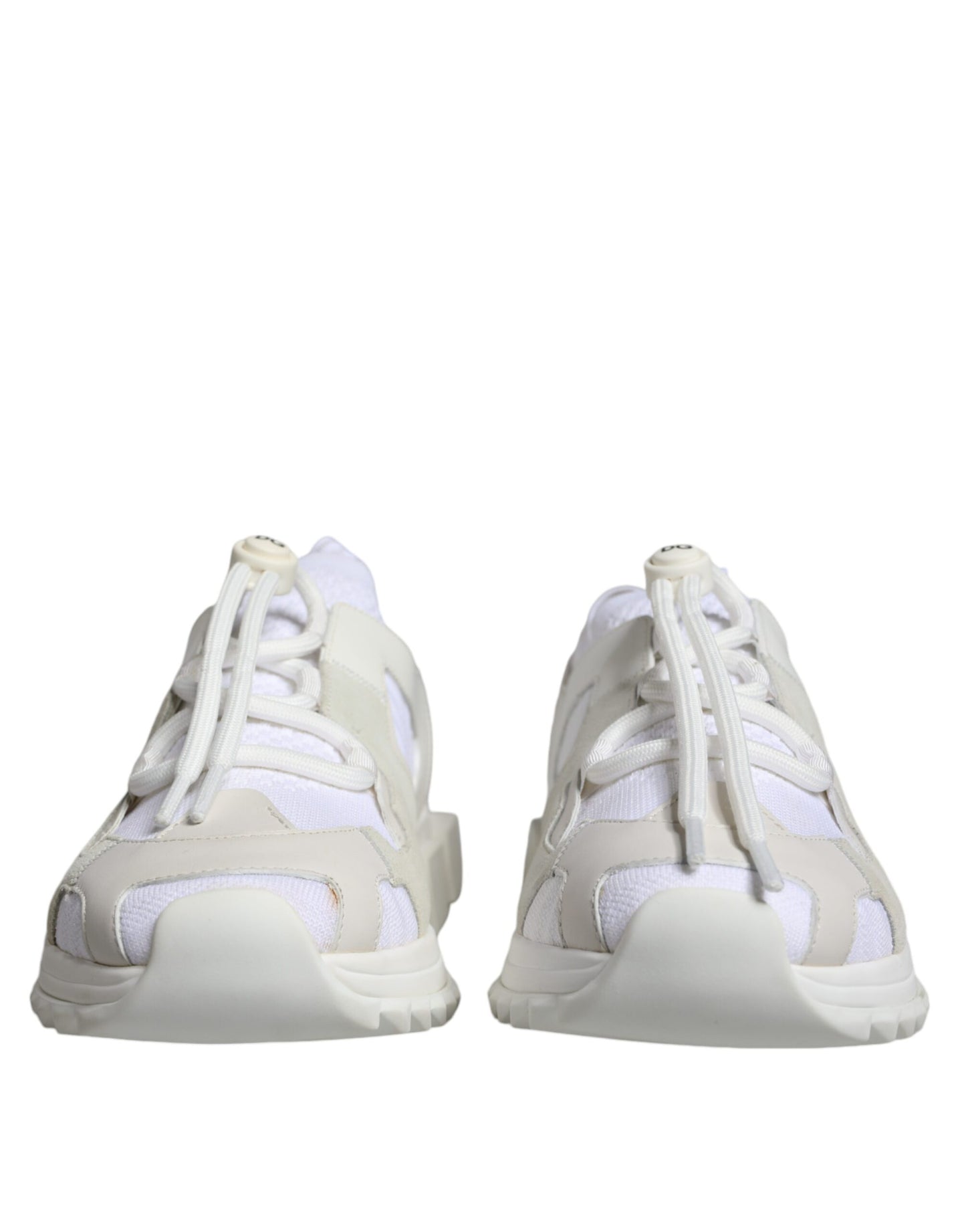 Dolce & Gabbana White Mesh Sorrento Trekking Sneakers Shoes Curated Luxury Accessories by Orvyn