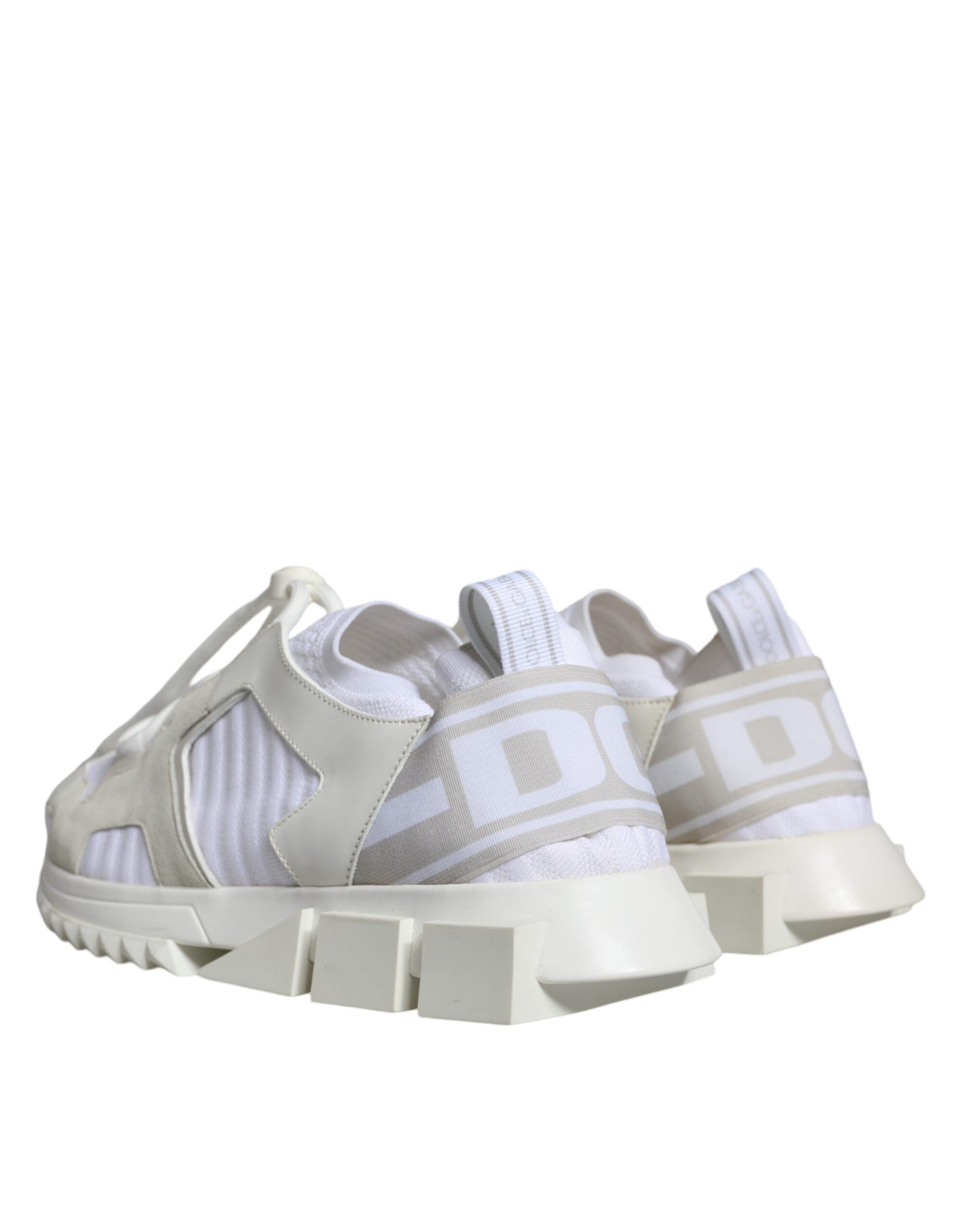 Dolce & Gabbana White Mesh Sorrento Trekking Sneakers Shoes Curated Luxury Accessories by Orvyn