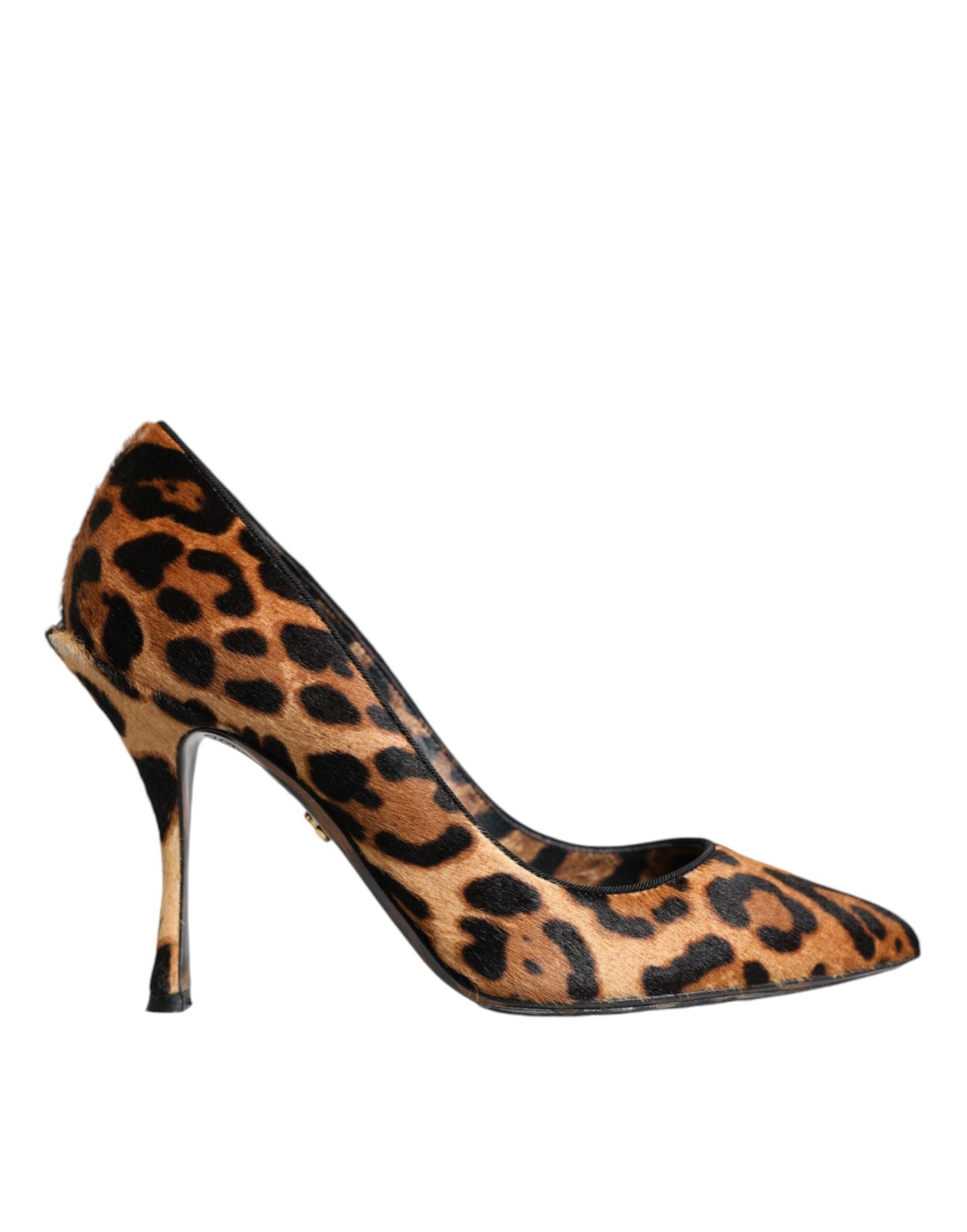 Dolce & Gabbana Brown Leopard Calf Hair Heels Pumps Shoes Curated Luxury Accessories by Orvyn