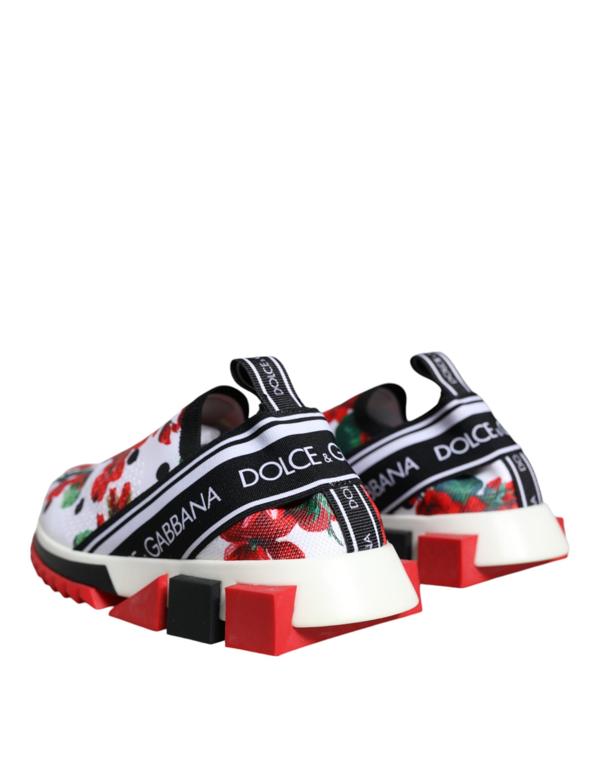 Dolce & Gabbana Multicolor Geranium Sorrento Sneakers Shoes Curated Luxury Accessories by Orvyn