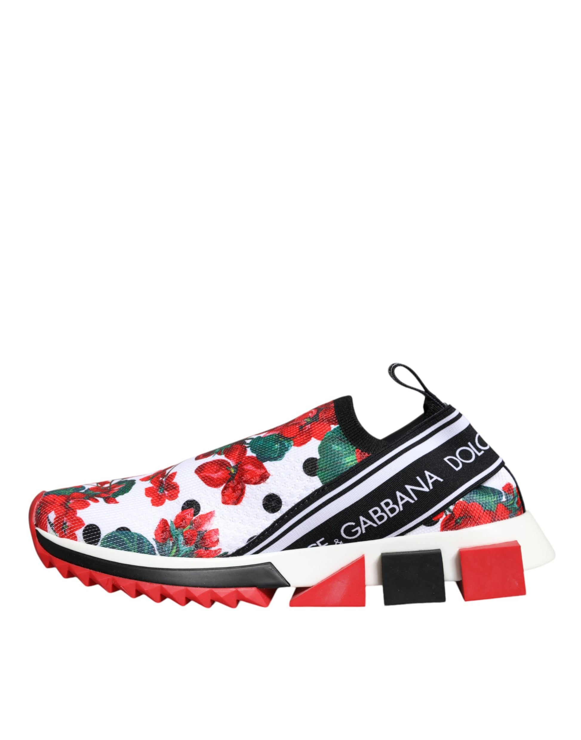 Dolce & Gabbana Multicolor Geranium Sorrento Sneakers Shoes Curated Luxury Accessories by Orvyn