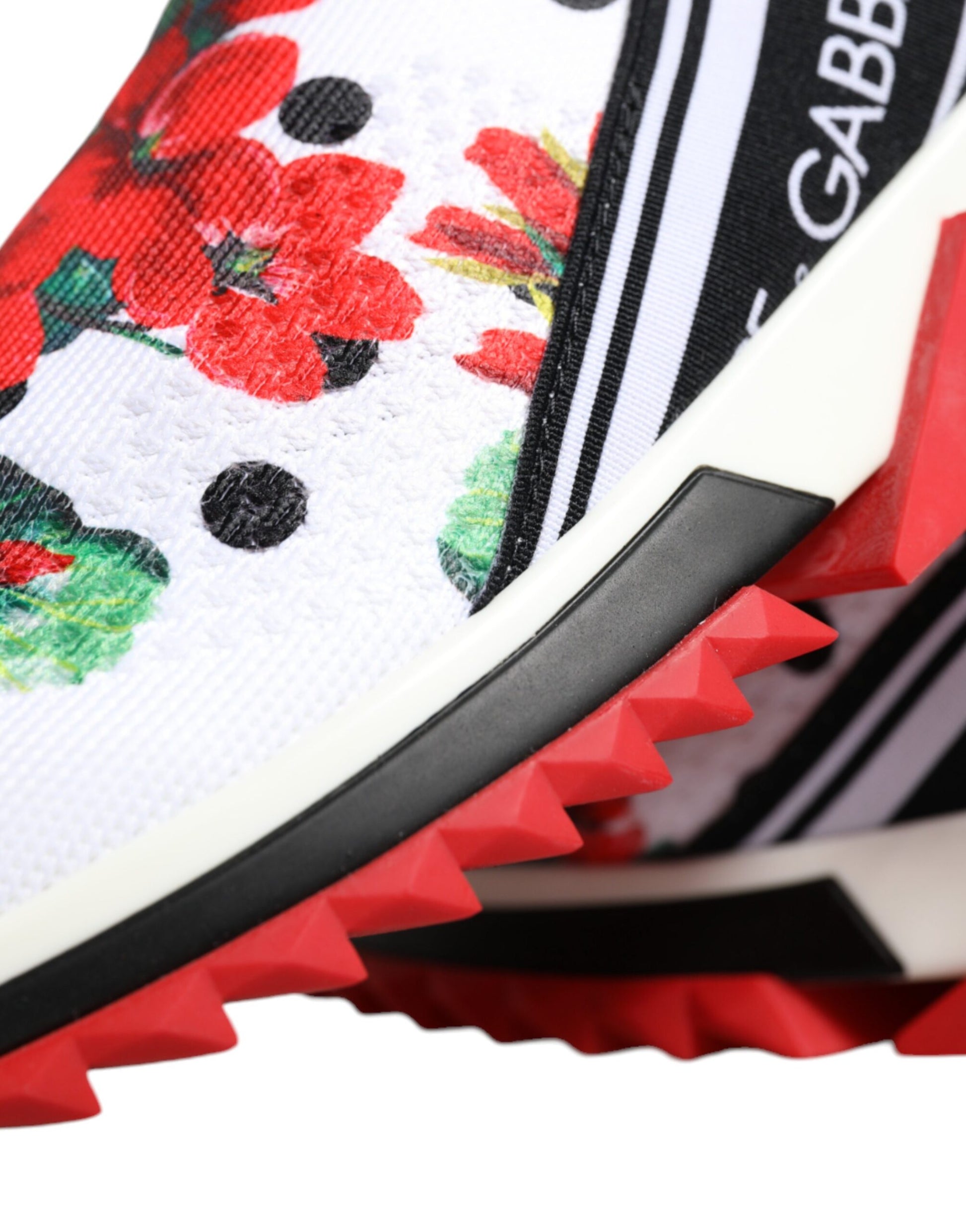 Dolce & Gabbana Multicolor Geranium Sorrento Sneakers Shoes Curated Luxury Accessories by Orvyn