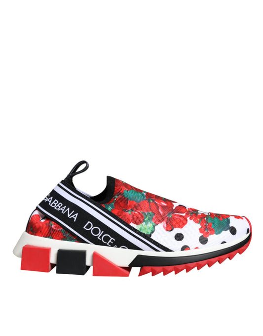 Dolce & Gabbana Multicolor Geranium Sorrento Sneakers Shoes Curated Luxury Accessories by Orvyn