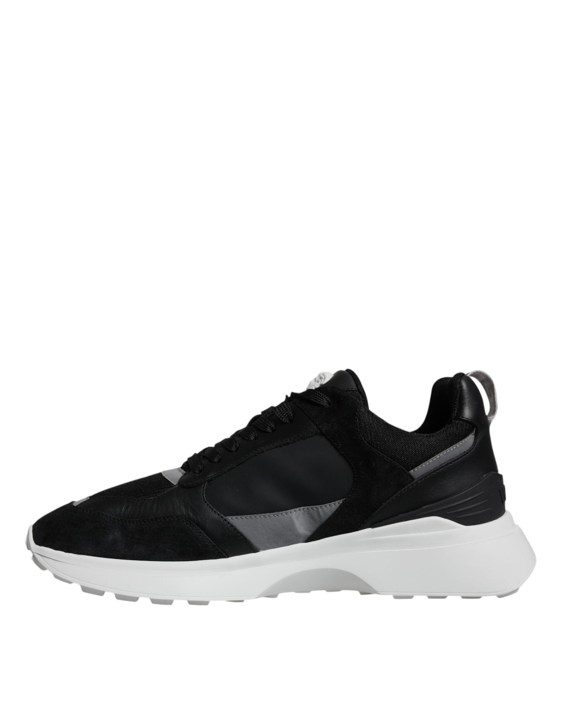 Versace Black Canvas Quad Fabric Medusa Low Top Sneaker Shoes Curated Luxury Accessories by Orvyn
