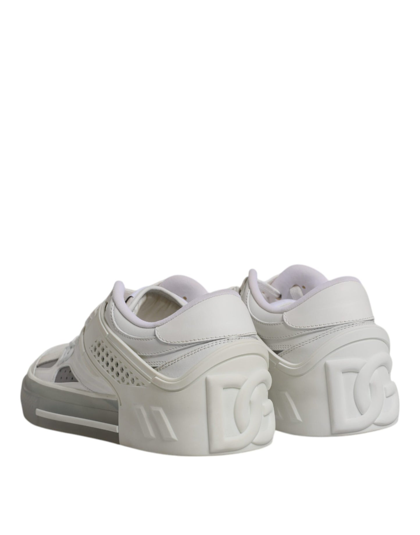 Dolce & Gabbana White DG Logo CUSTOM 2.Zero Sneakers Shoes Curated Luxury Accessories by Orvyn
