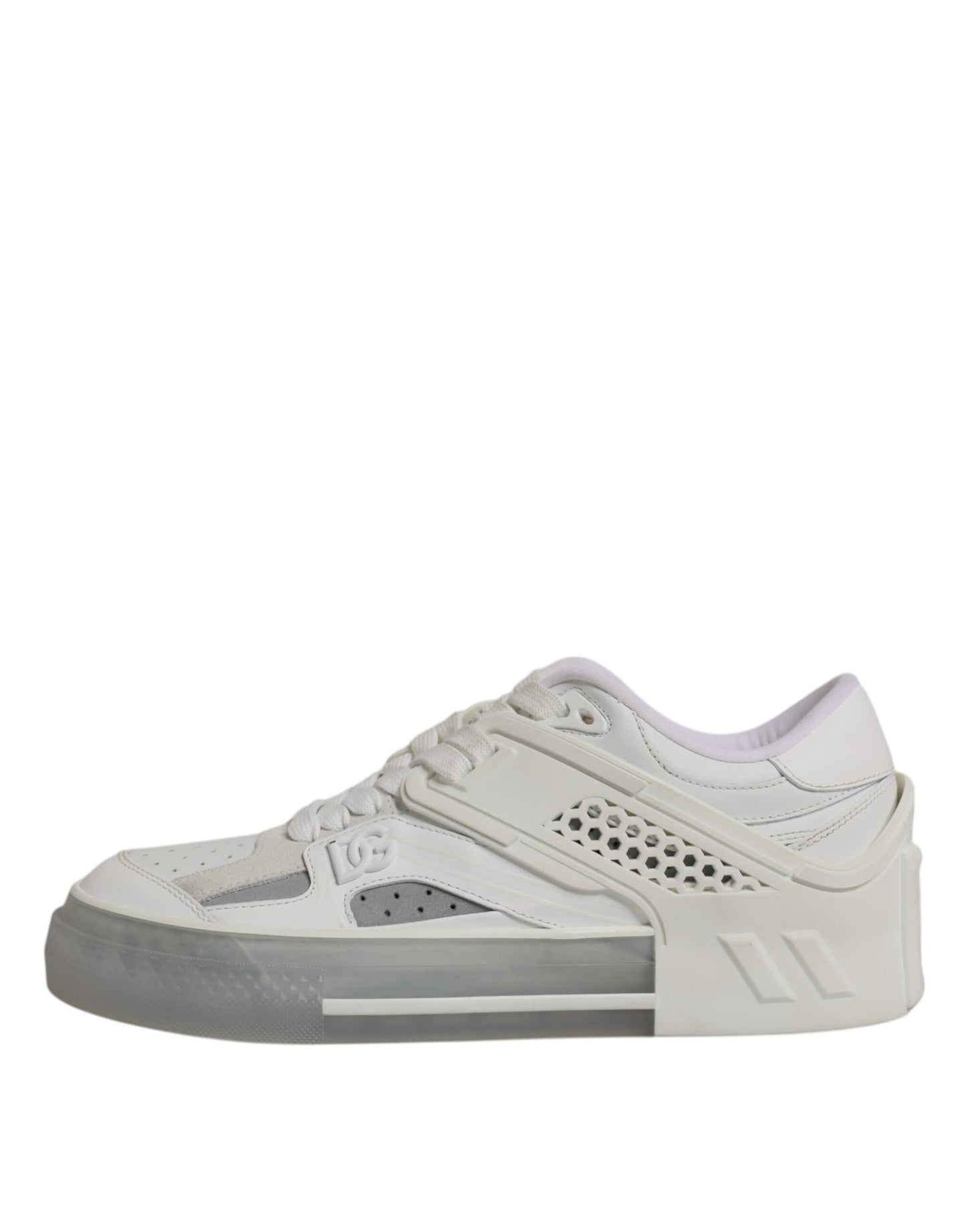 Dolce & Gabbana White DG Logo CUSTOM 2.Zero Sneakers Shoes Curated Luxury Accessories by Orvyn