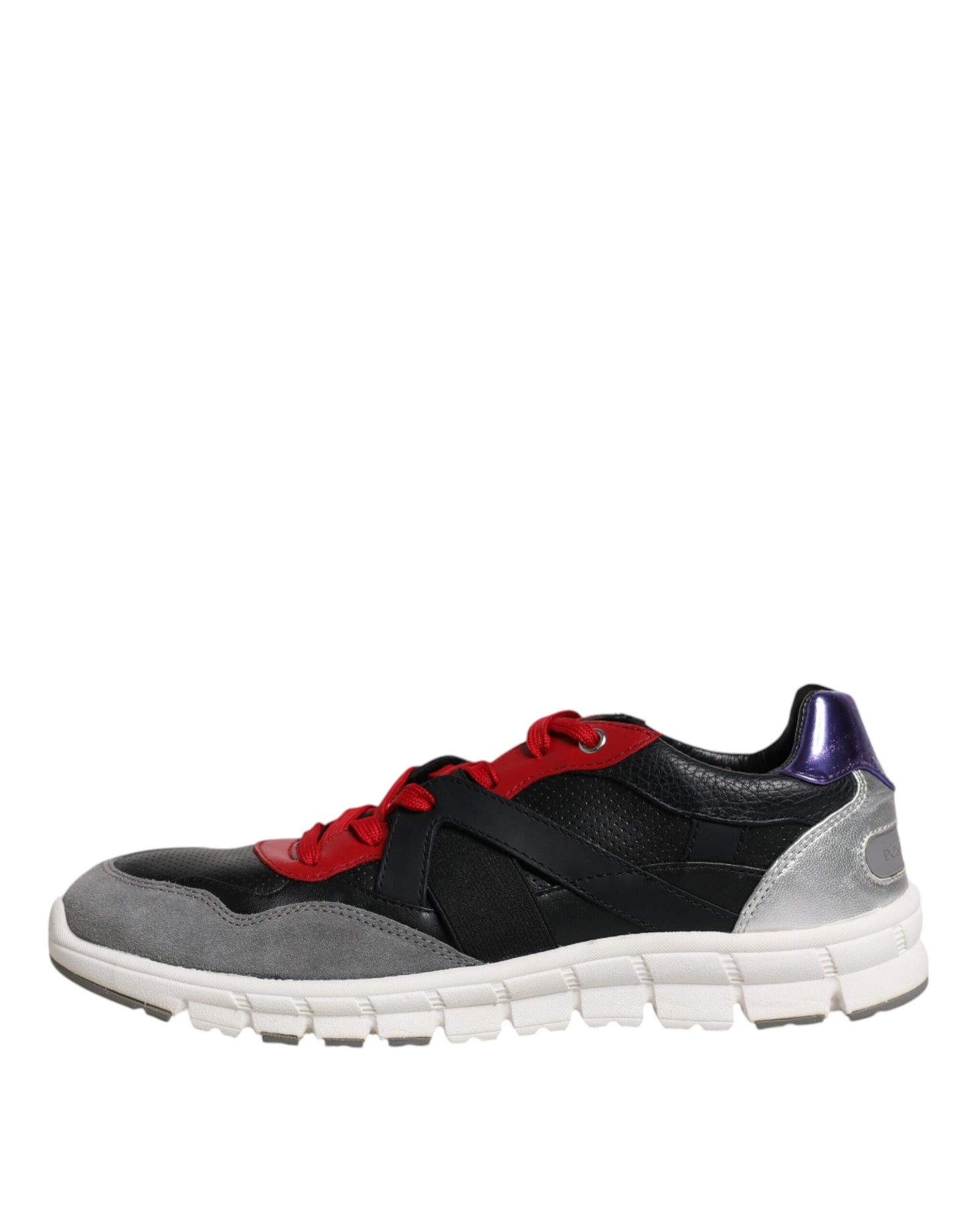 Dolce & Gabbana Multicolor Leather Suede Low Top Sneakers Shoes Curated Luxury Accessories by Orvyn