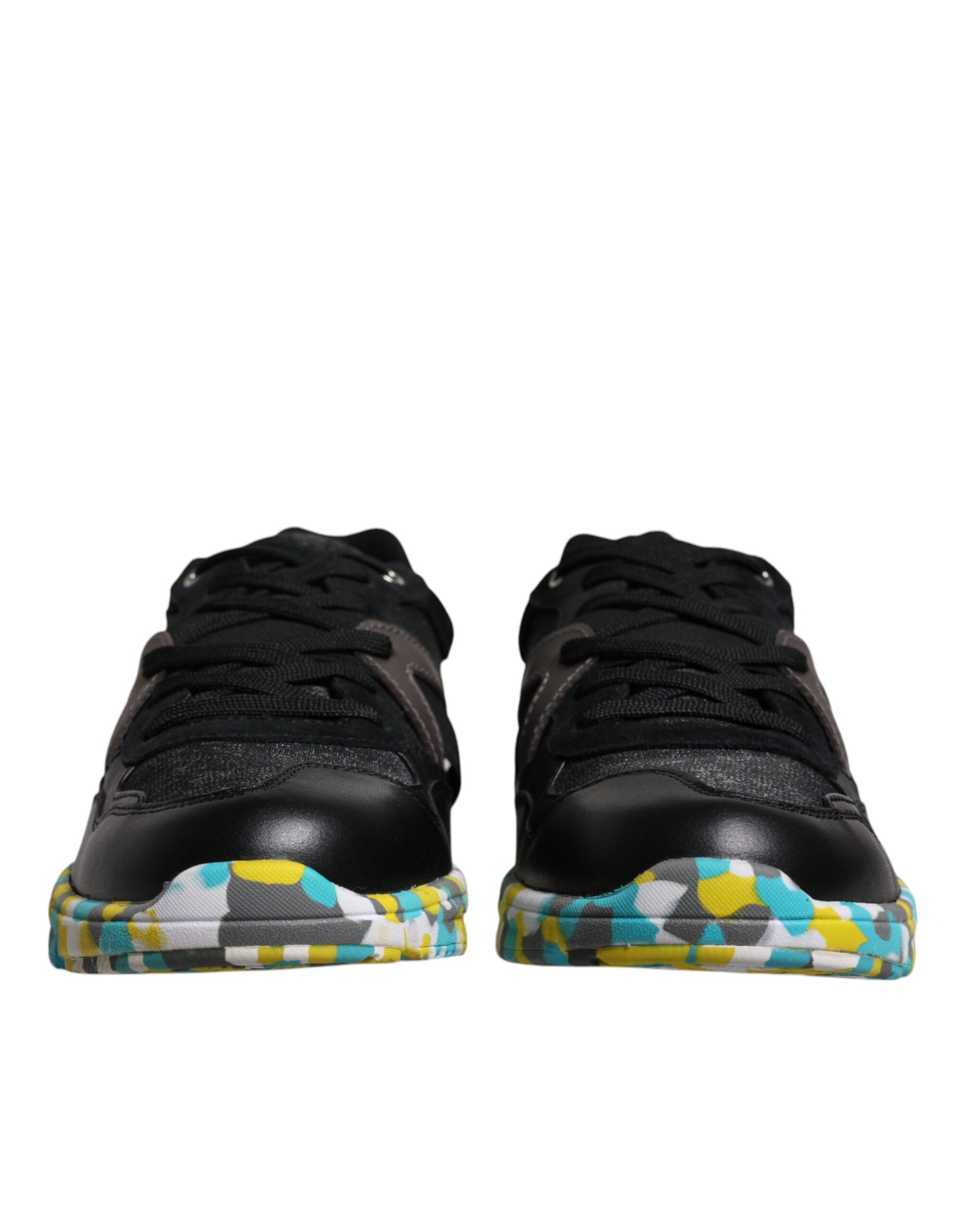 Dolce & Gabbana Black Polyester Low Top Men Sneakers Shoes Curated Luxury Accessories by Orvyn