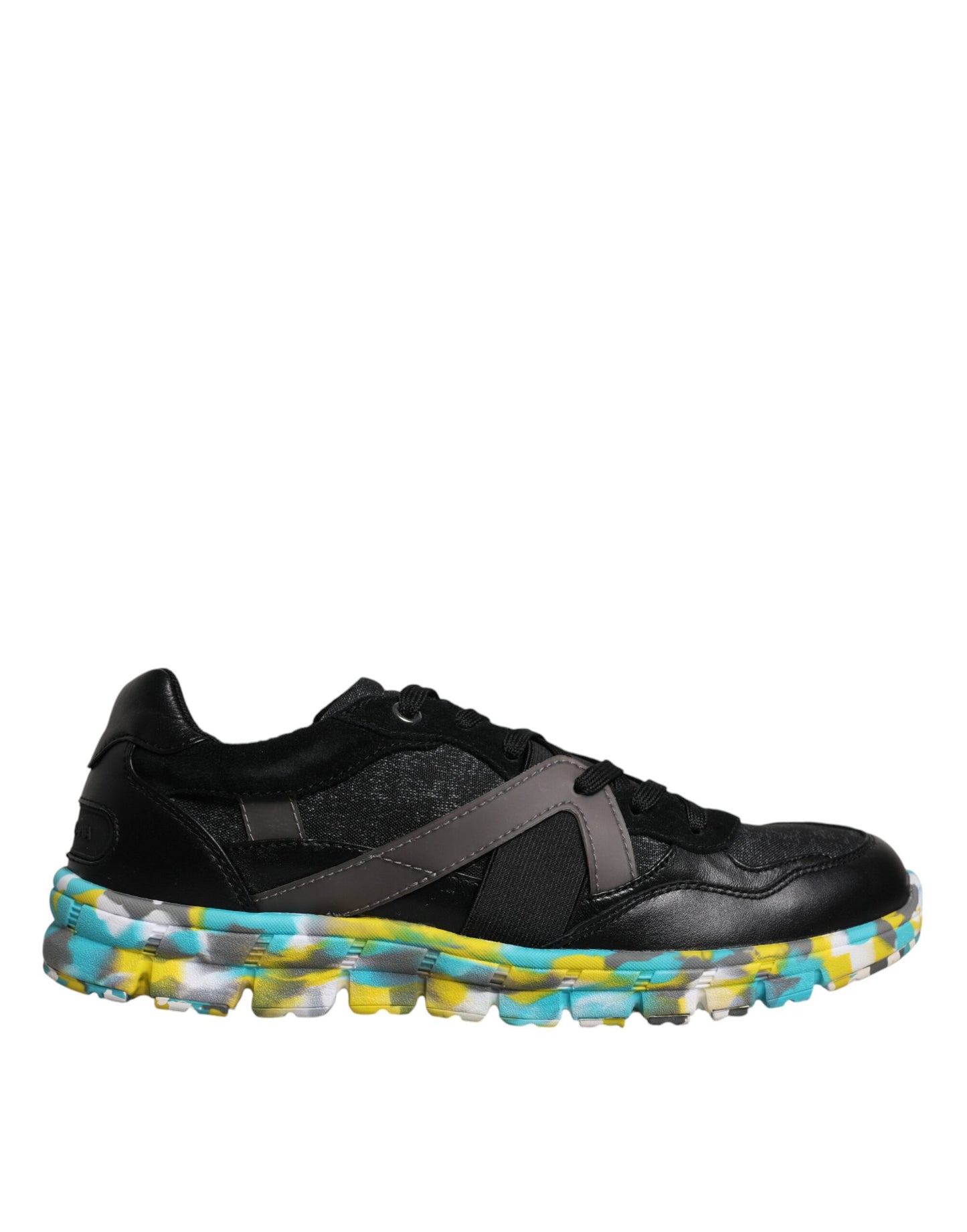 Dolce & Gabbana Black Polyester Low Top Men Sneakers Shoes Curated Luxury Accessories by Orvyn