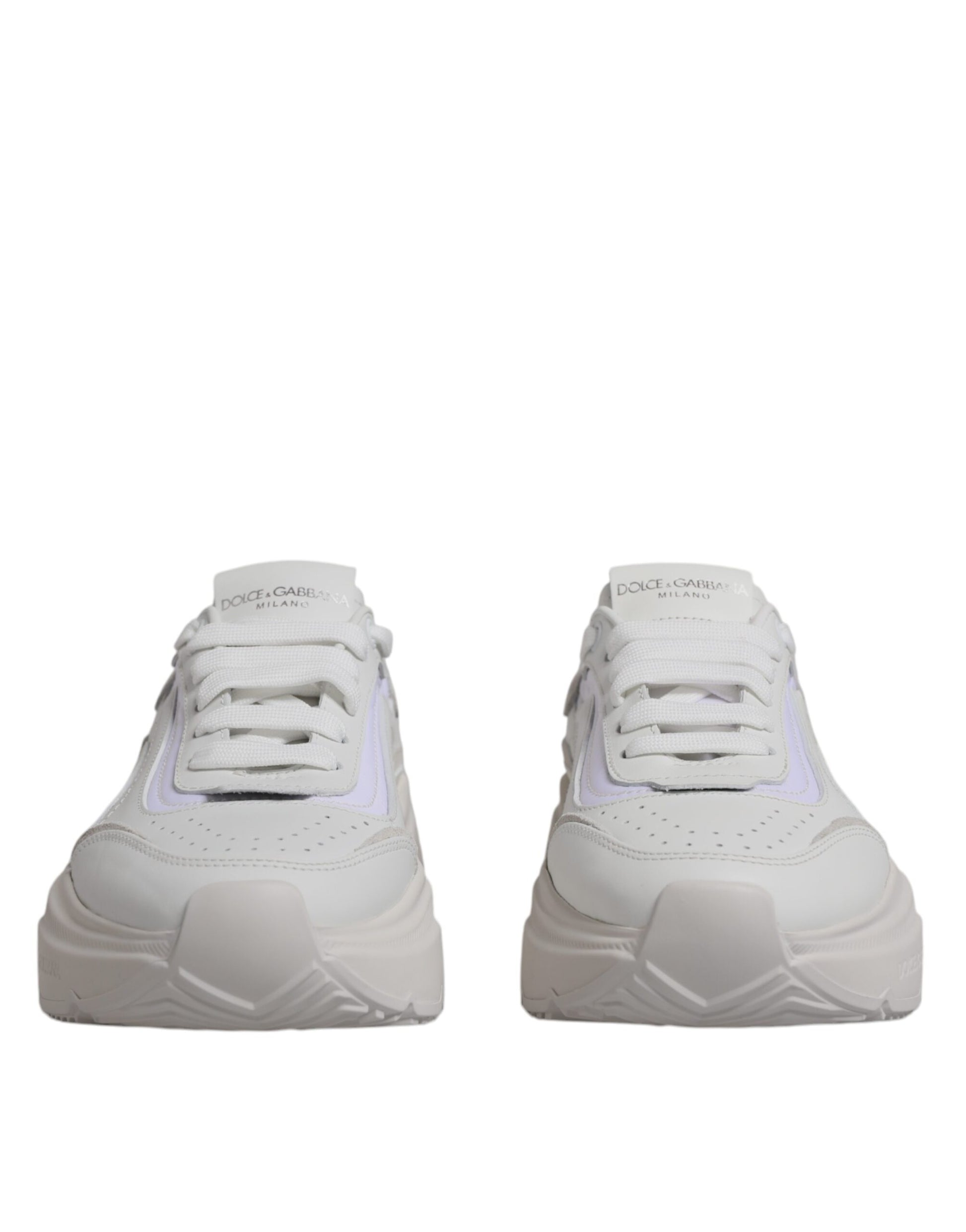 Dolce & Gabbana White Daymaster Low Top Sneakers Shoes Curated Luxury Accessories by Orvyn