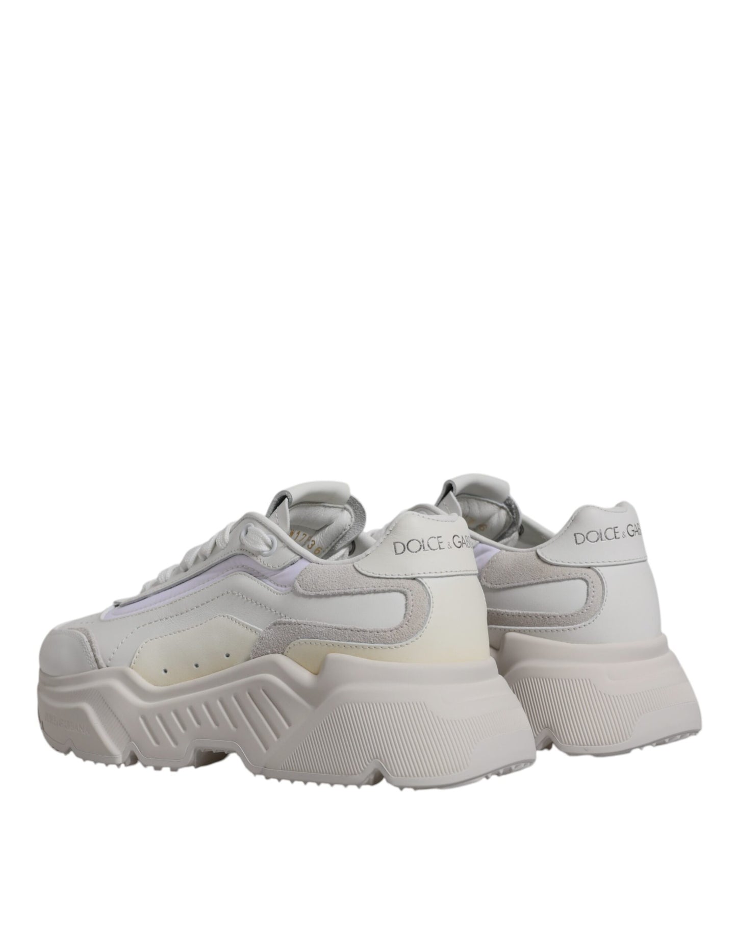 Dolce & Gabbana White Daymaster Low Top Sneakers Shoes Curated Luxury Accessories by Orvyn
