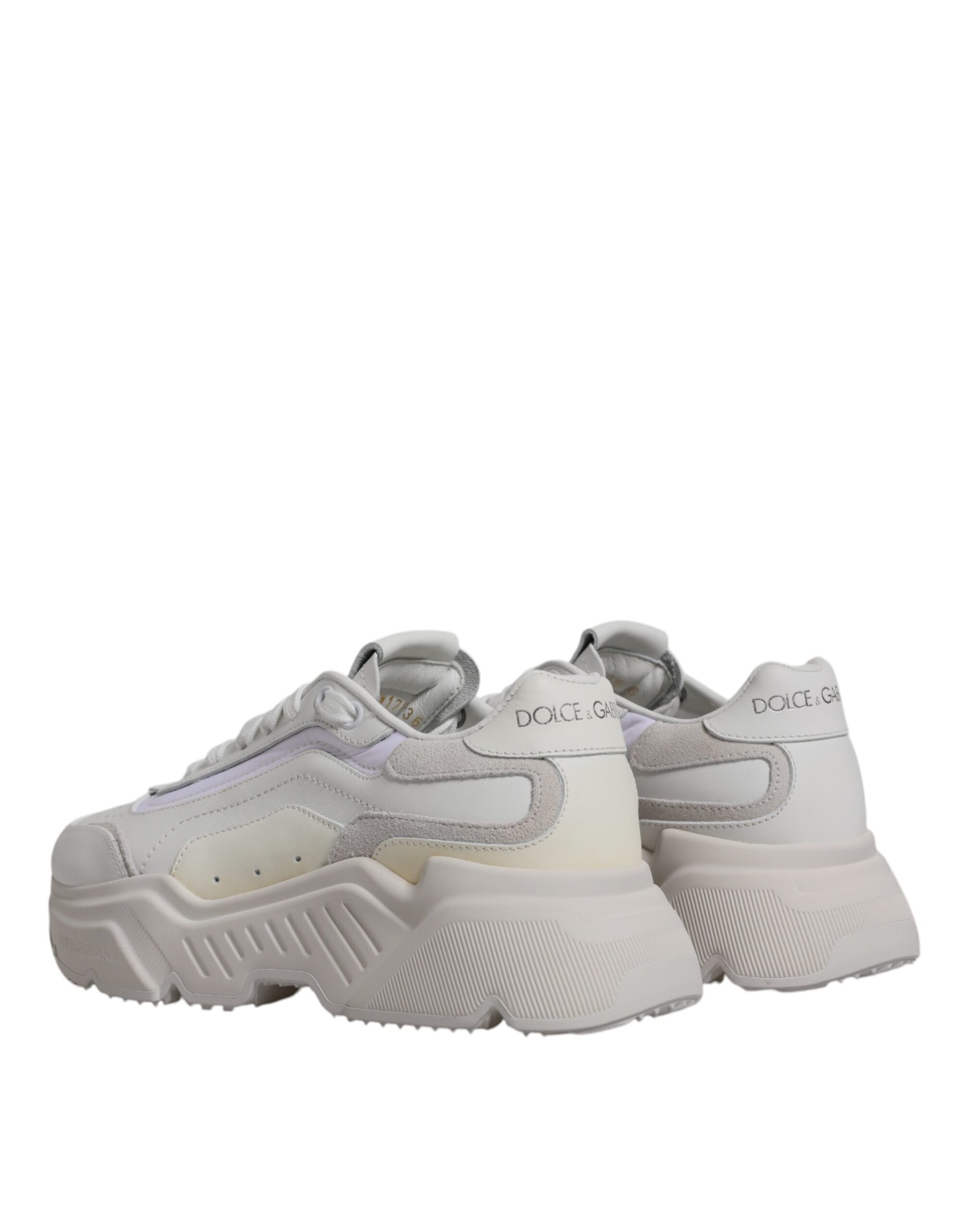 Dolce & Gabbana White Daymaster Low Top Sneakers Shoes Curated Luxury Accessories by Orvyn