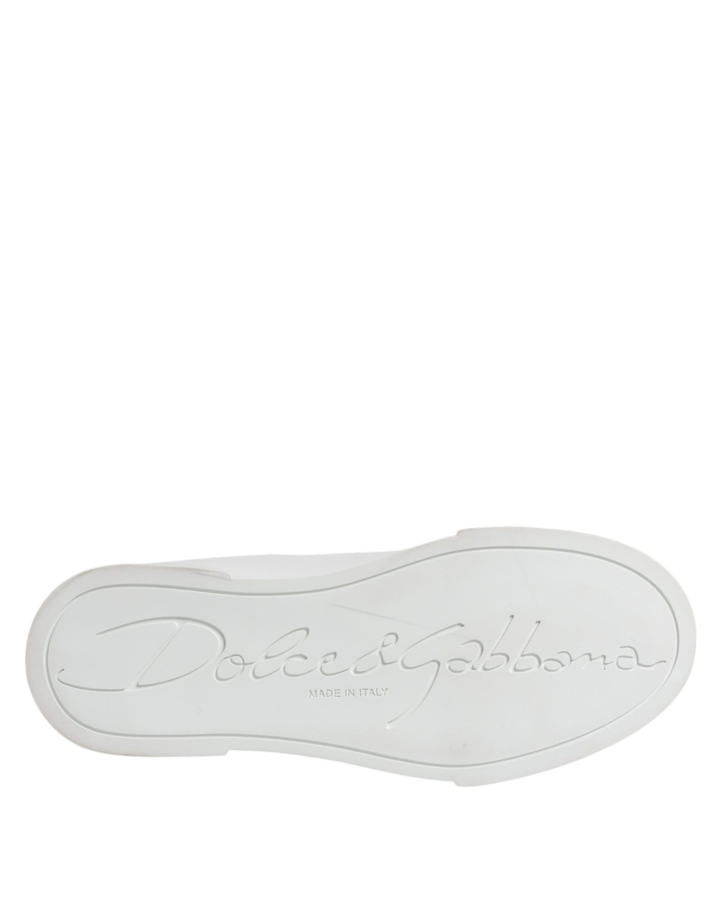 Dolce & Gabbana White Leather Classic Low Top Sneakers Shoes Curated Luxury Accessories by Orvyn