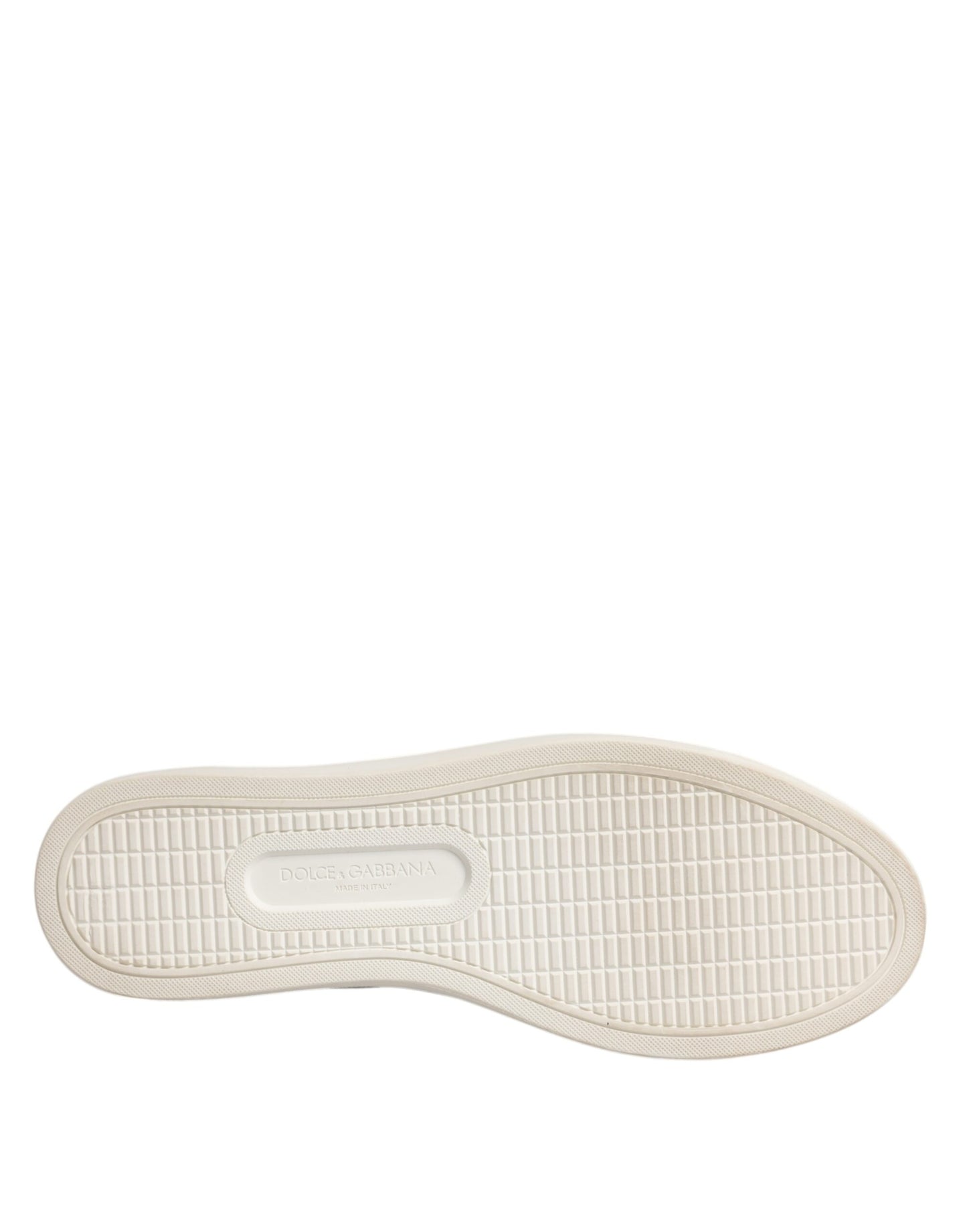 Dolce & Gabbana White Classic Calf Leather Sneakers Shoes Curated Luxury Accessories by Orvyn