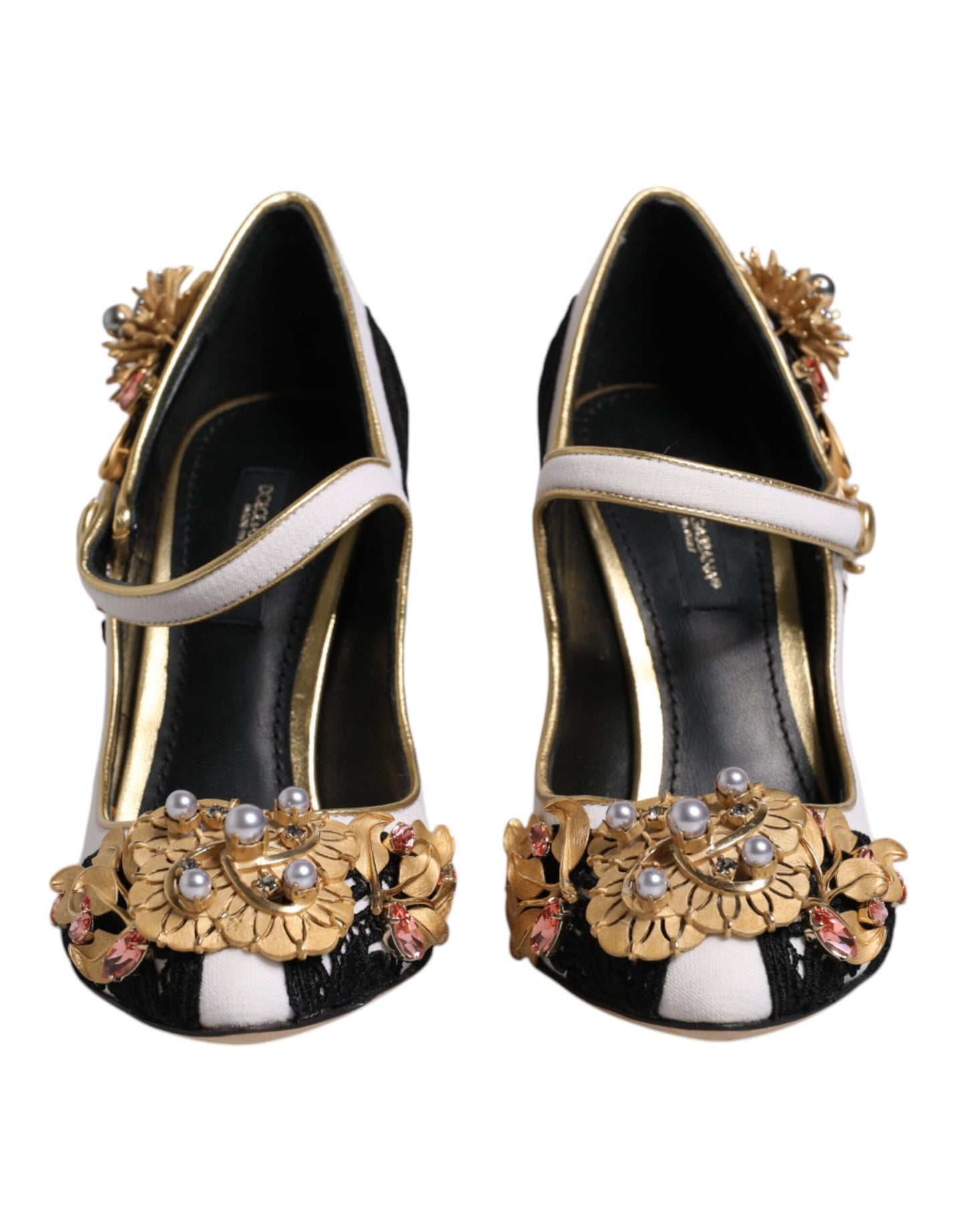 Dolce & Gabbana Multicolor Embellished Heels Pumps Shoes Curated Luxury Accessories by Orvyn
