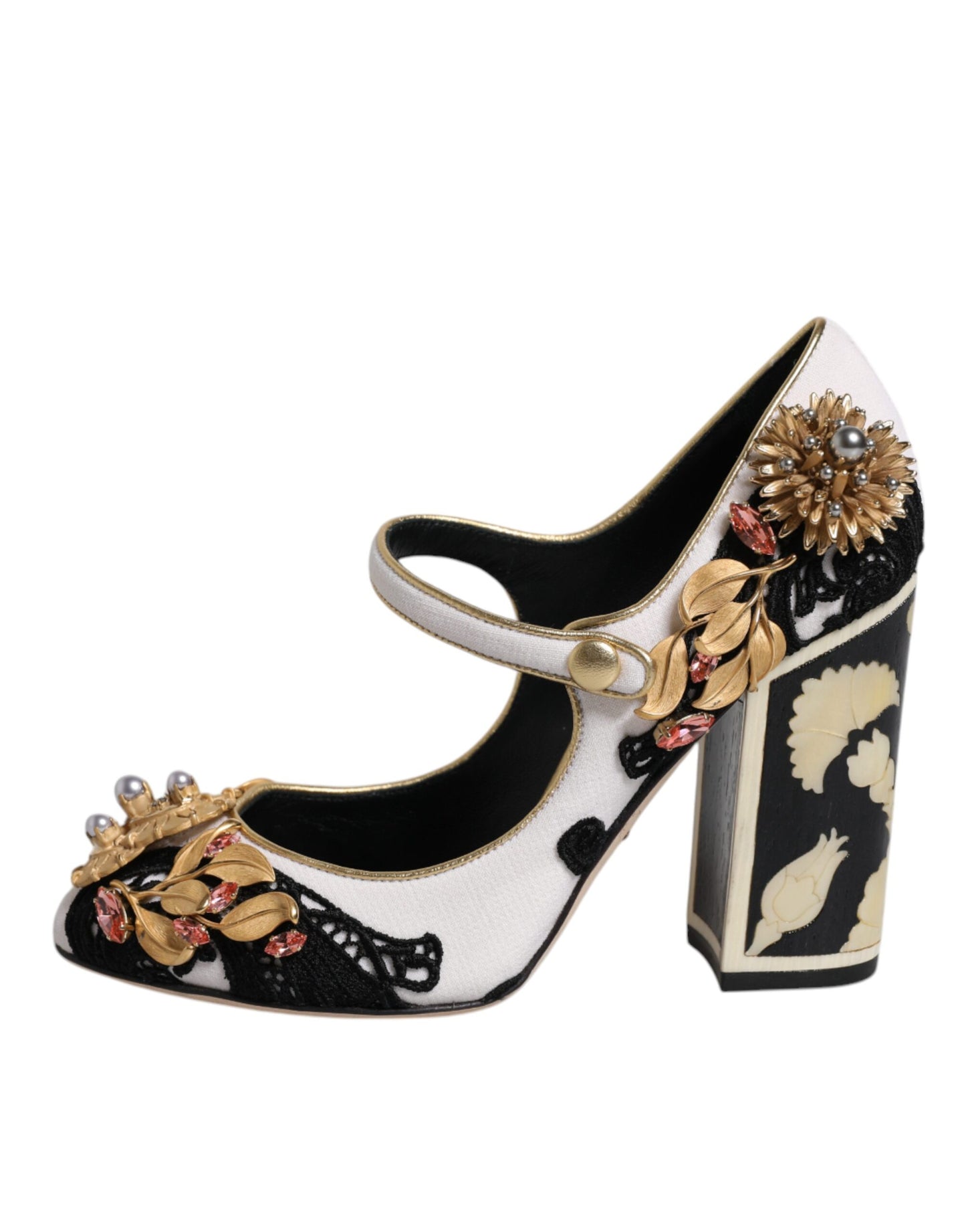 Dolce & Gabbana Multicolor Embellished Heels Pumps Shoes Curated Luxury Accessories by Orvyn