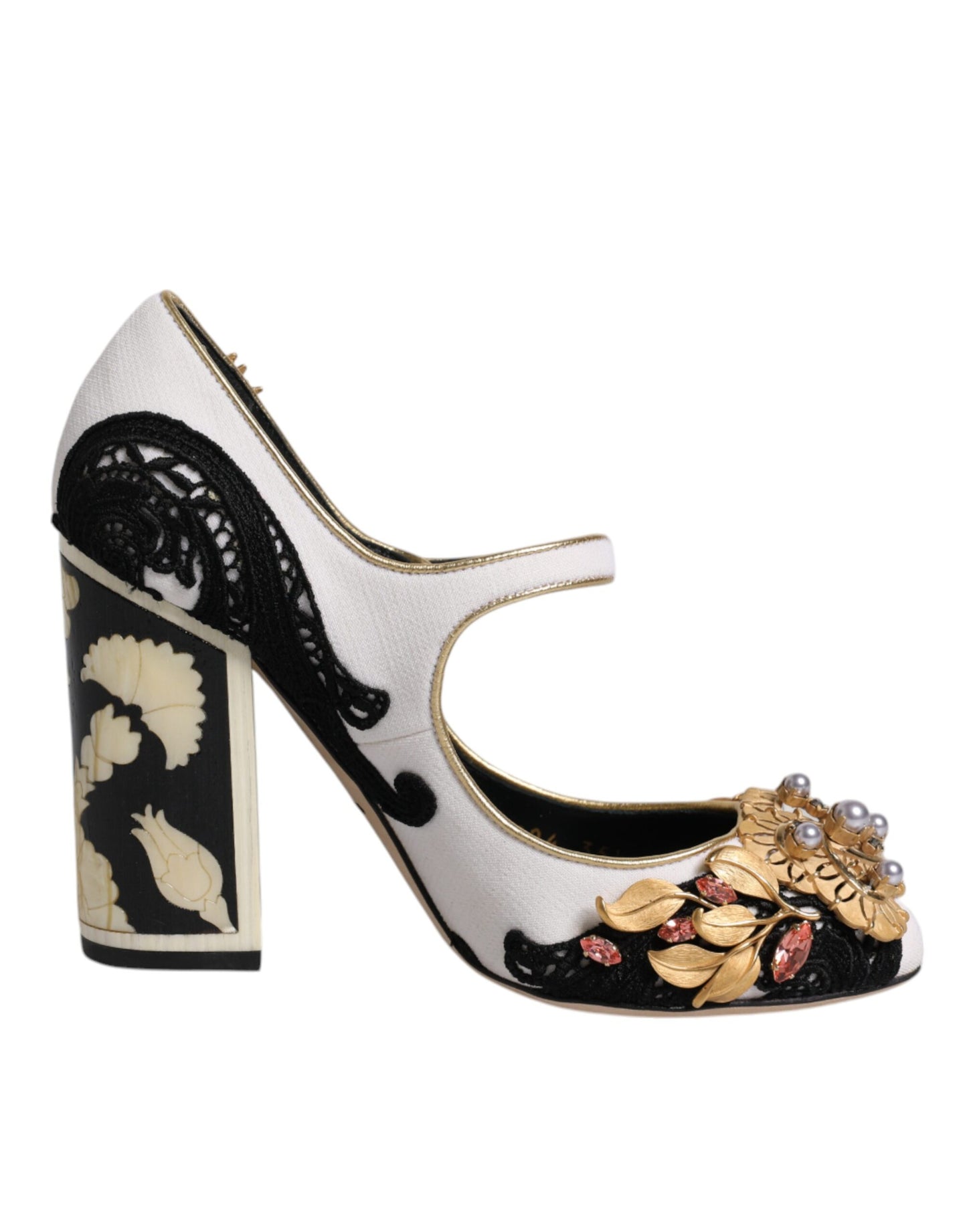 Dolce & Gabbana Multicolor Embellished Heels Pumps Shoes Curated Luxury Accessories by Orvyn