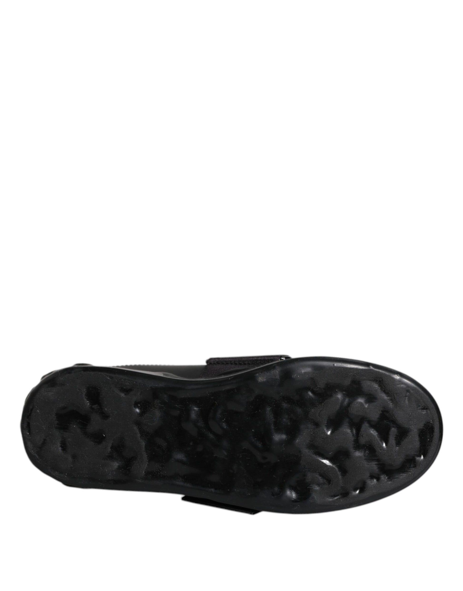Dolce & Gabbana Black D&G AMORE Low Top Sneakers Shoes Curated Luxury Accessories by Orvyn