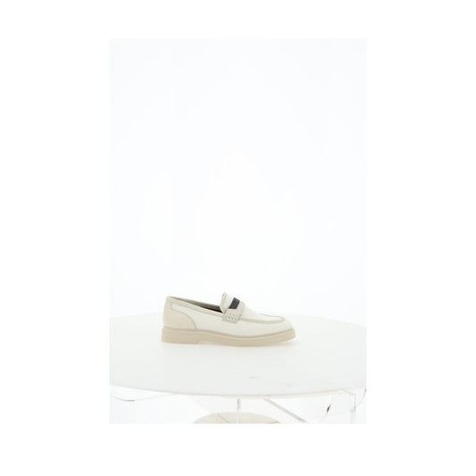 Brunello Cucinelli Beige Loafers Shoes Curated Luxury Accessories by Orvyn
