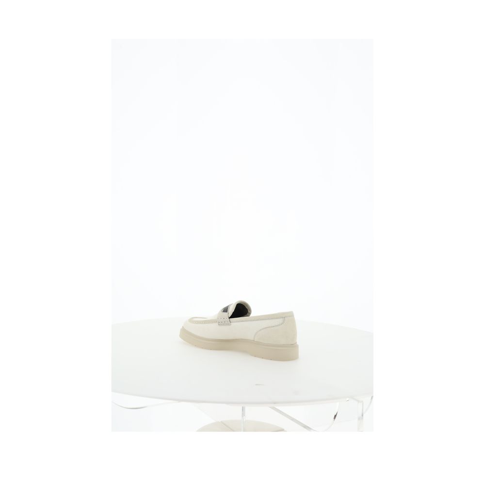 Brunello Cucinelli Beige Loafers Shoes Curated Luxury Accessories by Orvyn