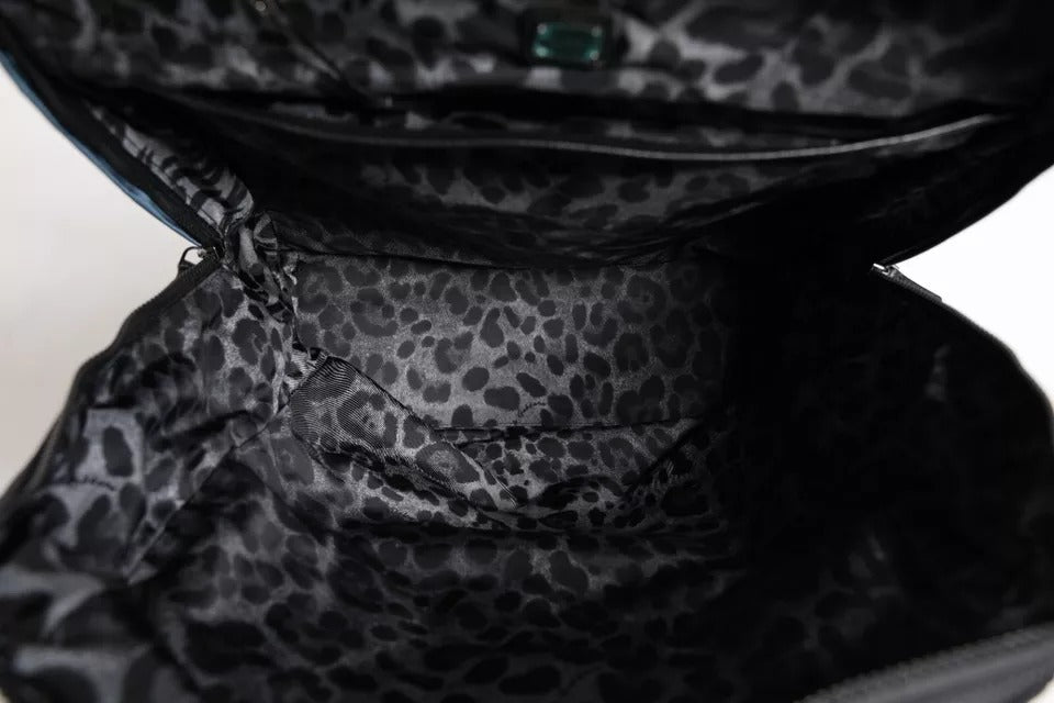 Dolce & Gabbana Black Nylon DG Logo School Backpack Bag Curated Luxury Accessories by Orvyn