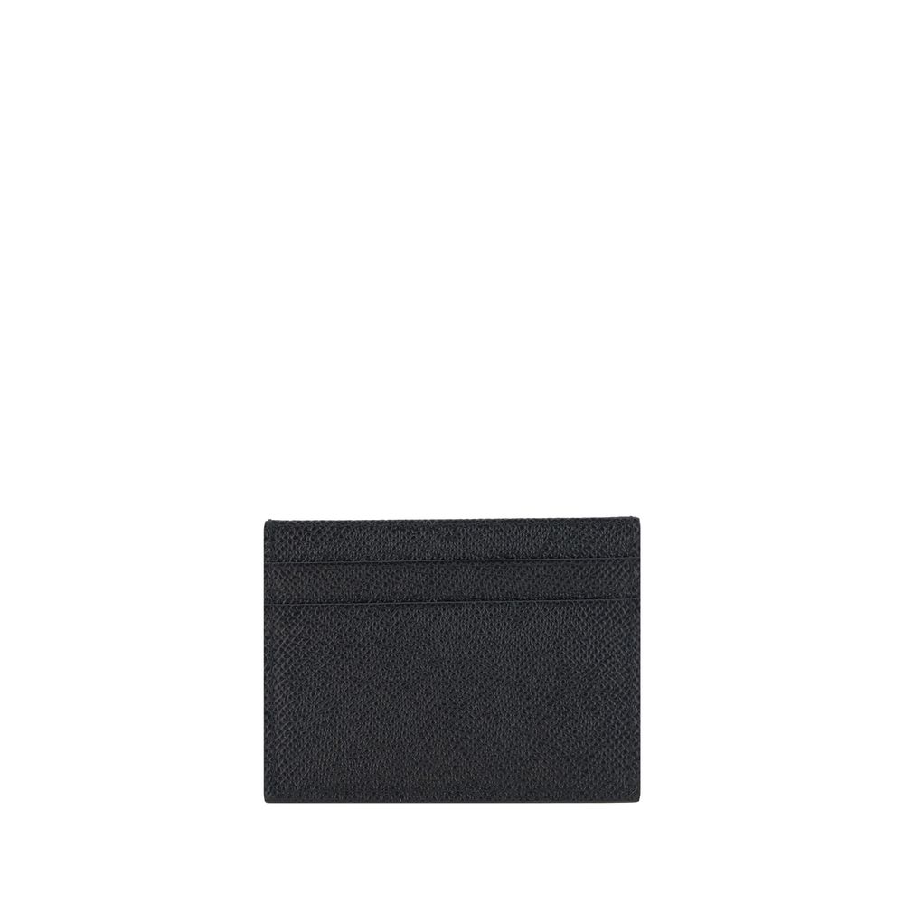 Dolce & Gabbana Black Calf Leather Bos Taurus Wallet Curated Luxury Accessories by Orvyn