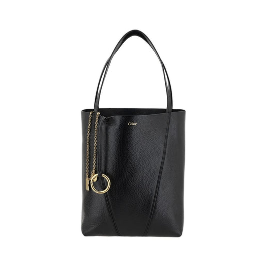 Chloé Black Calf Leather Bos Taurus Shoulder Bag Curated Luxury Accessories by Orvyn