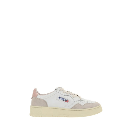 Autry White Leather Low Top Sneakers Curated Luxury Accessories by Orvyn