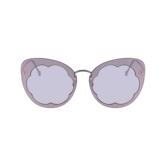 Salvatore Ferragamo Purple Metal Sunglasses Curated Luxury Accessories by Orvyn