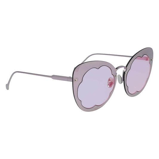 Salvatore Ferragamo Purple Metal Sunglasses Curated Luxury Accessories by Orvyn