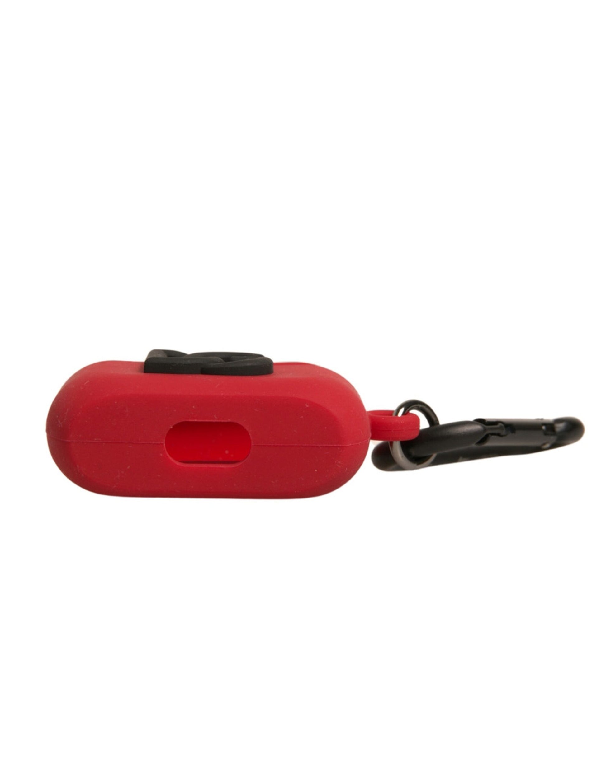 Dolce & Gabbana Red Silicone Rubber Logo Embossed Airpods Case rot