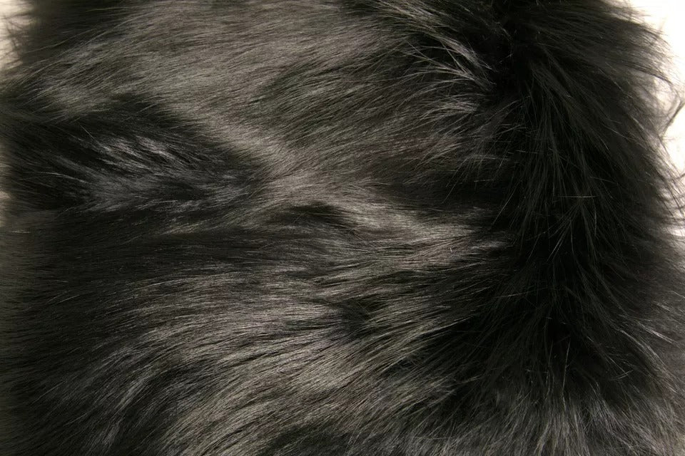 Dolce & Gabbana Black Fur Shoulder Collar Wrap Shawl Scarf Curated Luxury Accessories by Orvyn