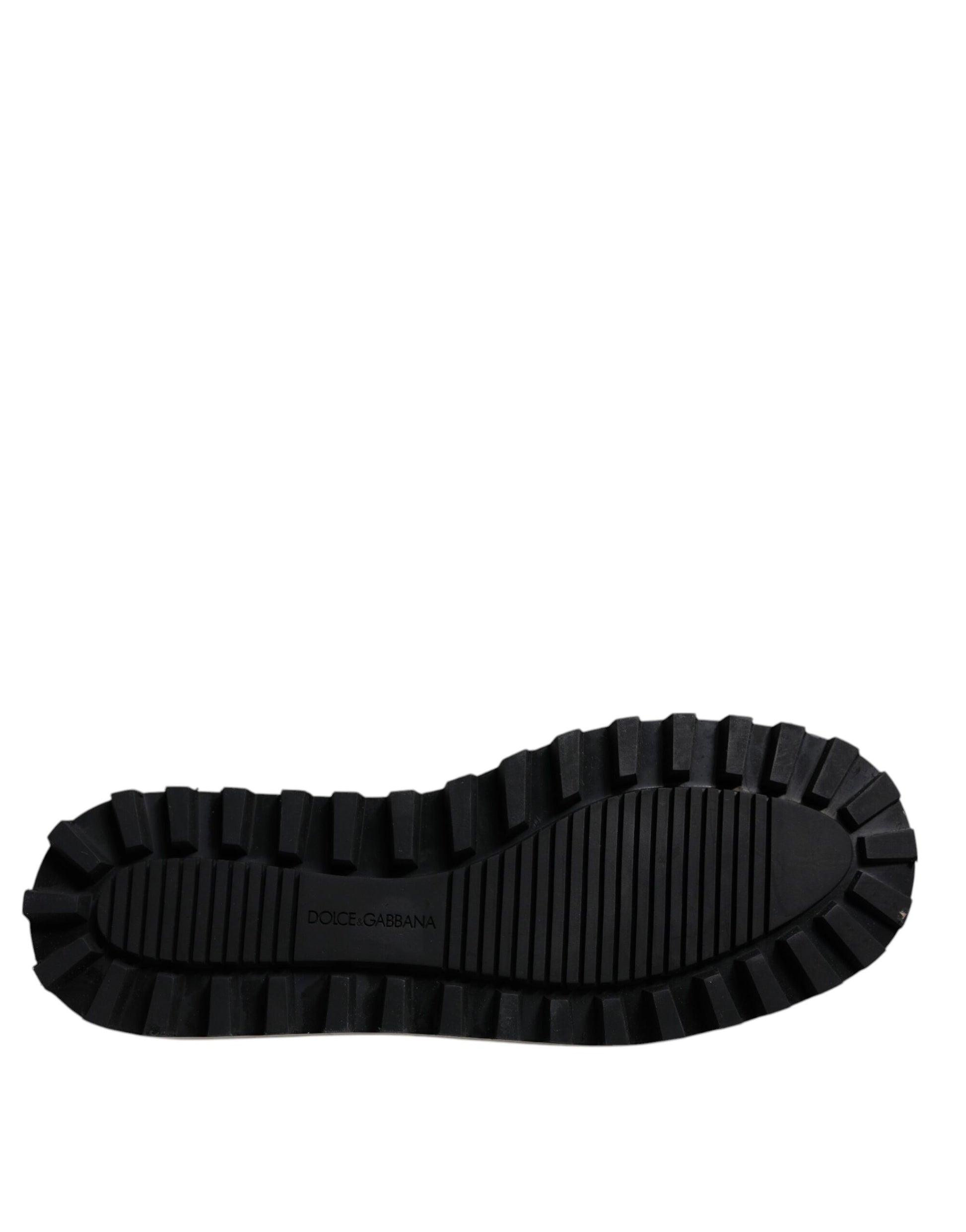 Dolce & Gabbana Black Nylon Quilted Logo Patch Sandals Slides Shoes Curated Luxury Accessories by Orvyn