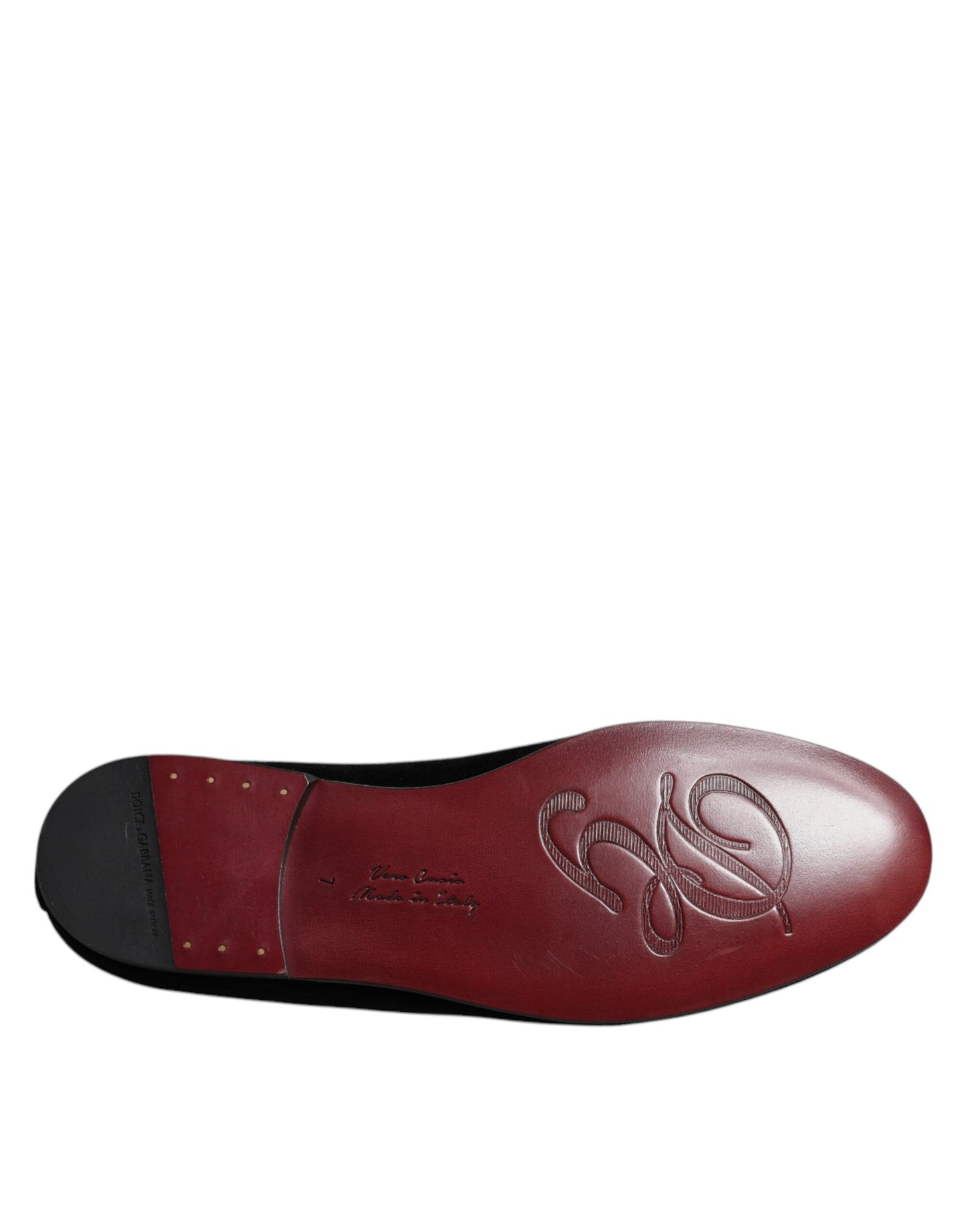 Dolce & Gabbana Black Velvet Crystal Crown Loafers Formal Dress Shoes Curated Luxury Accessories by Orvyn