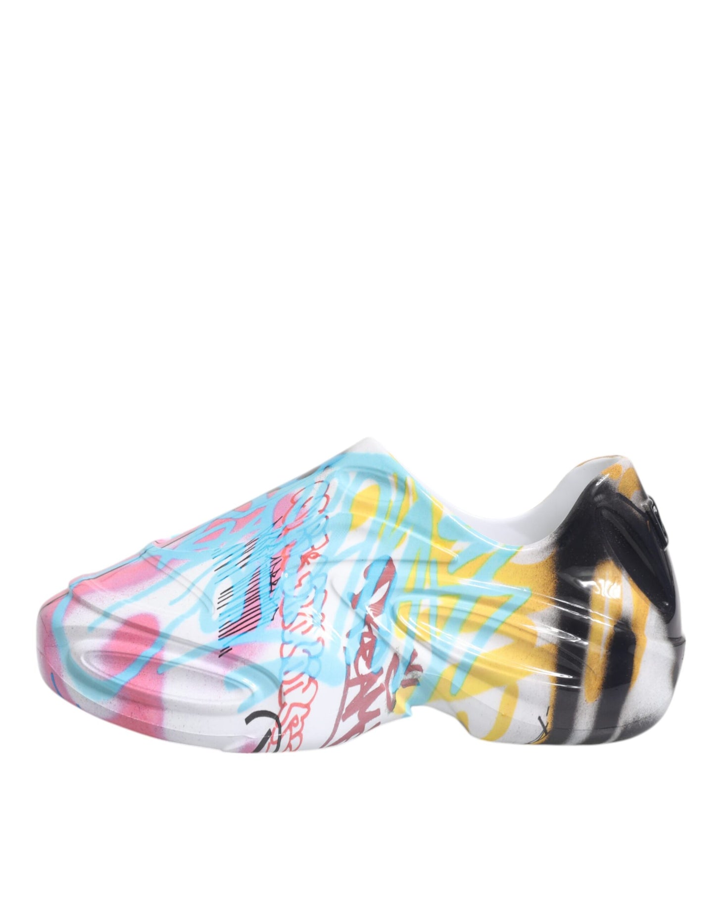 Dolce & Gabbana Multicolor Graffiti Daymaster Sneakers Shoes Curated Luxury Accessories by Orvyn