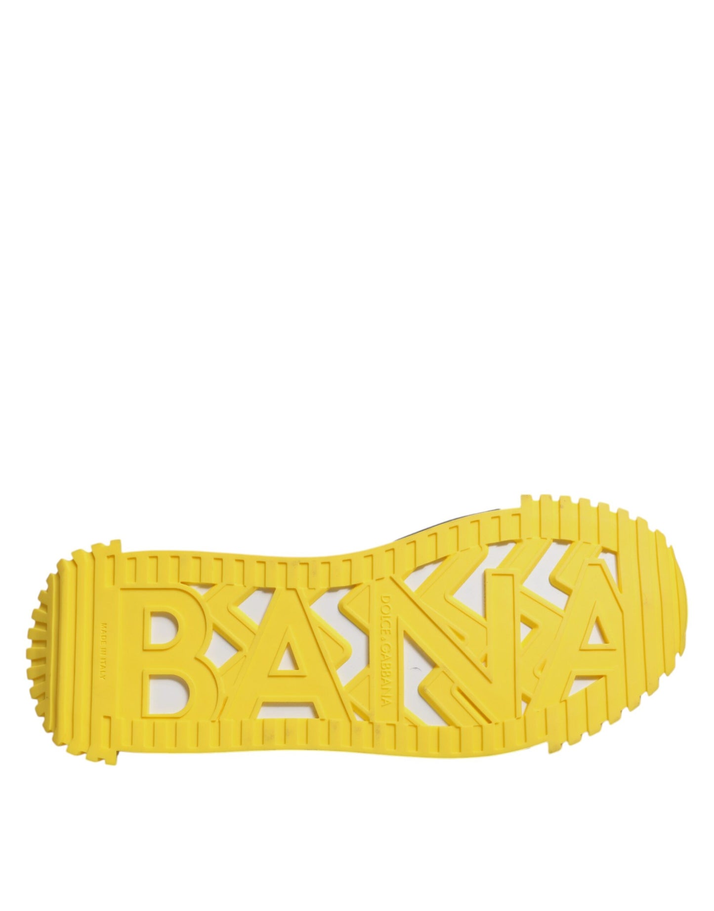 Dolce & Gabbana Black Yellow Low Top NS1 Sneakers Shoes Curated Luxury Accessories by Orvyn