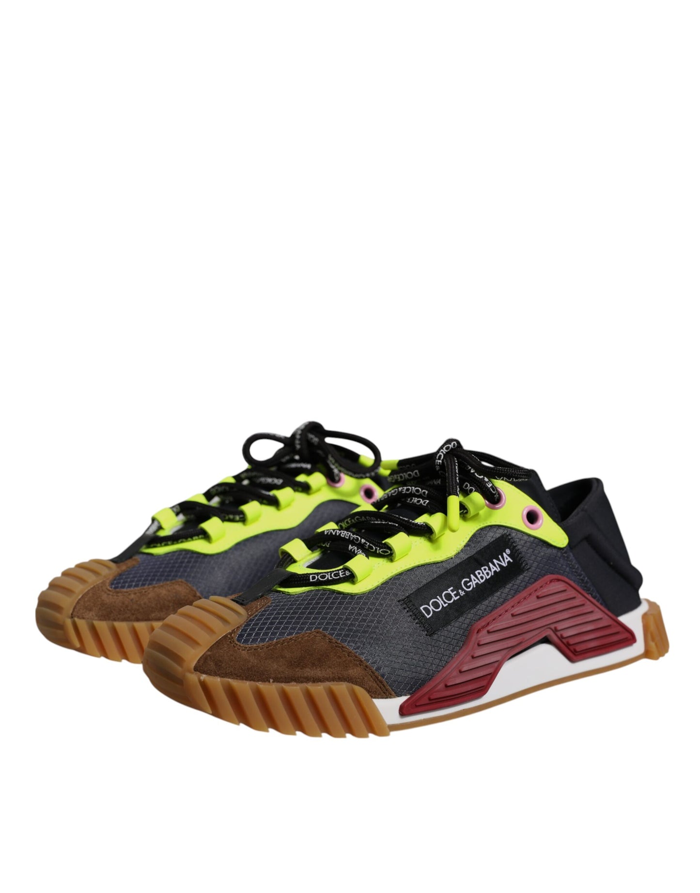 Dolce & Gabbana Multicolor Nylon Low Top NS1 Sneakers Shoes Curated Luxury Accessories by Orvyn