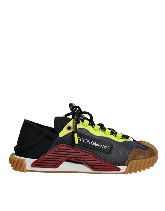 Dolce & Gabbana Multicolor Nylon Low Top NS1 Sneakers Shoes Curated Luxury Accessories by Orvyn
