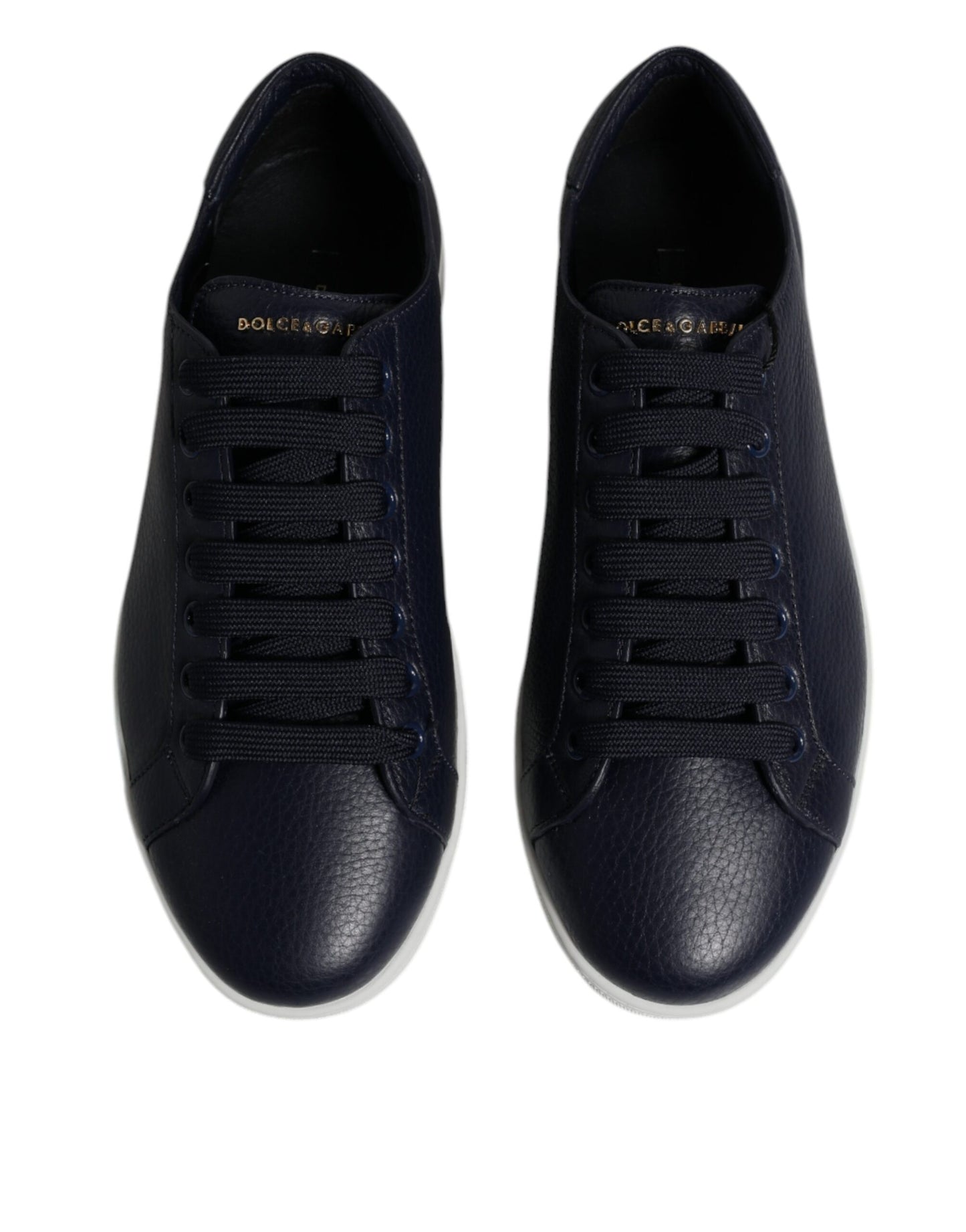 Dolce & Gabbana Blue Low Top Men Saint Tropez Sneakers Shoes Curated Luxury Accessories by Orvyn
