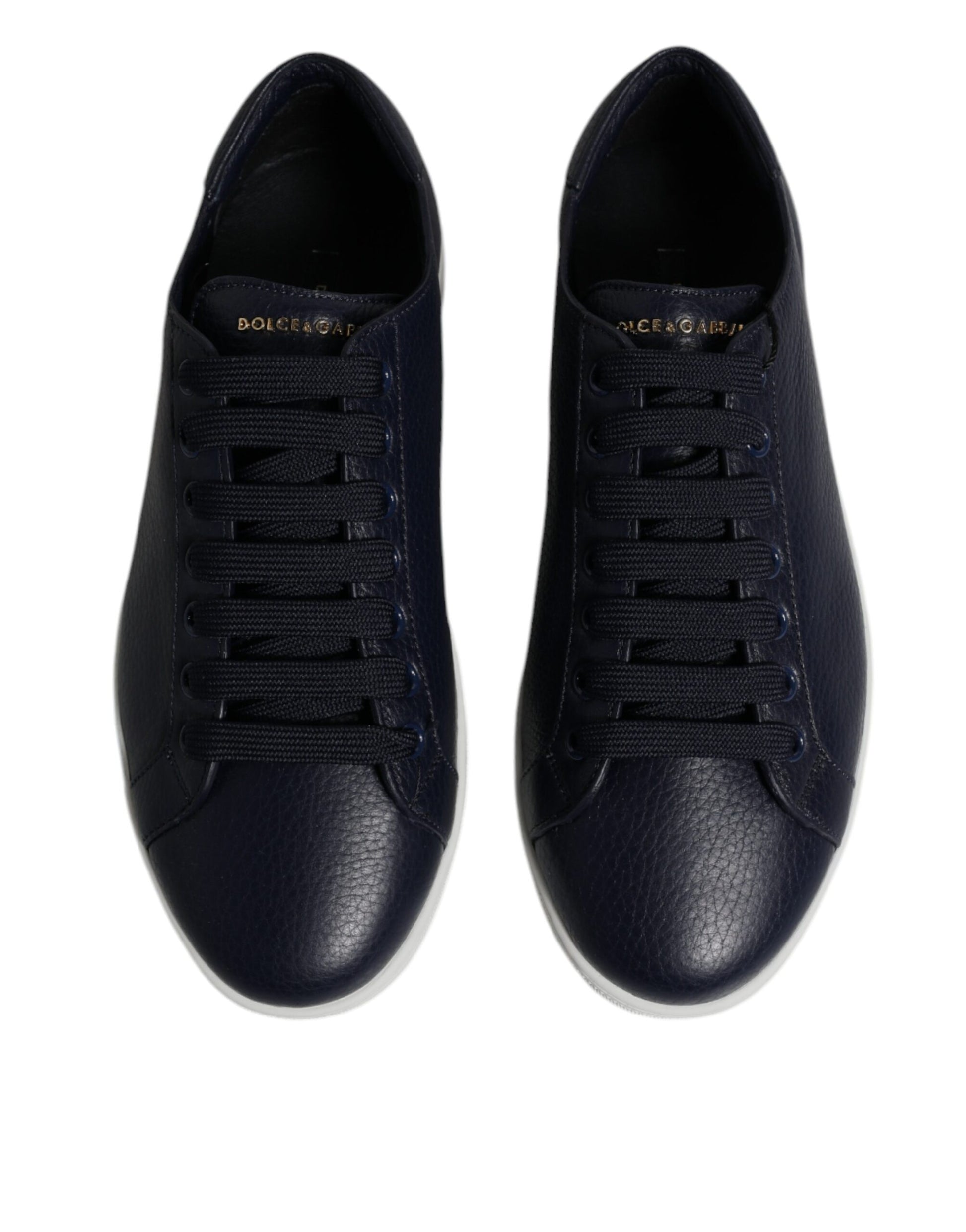 Dolce & Gabbana Blue Low Top Men Saint Tropez Sneakers Shoes Curated Luxury Accessories by Orvyn