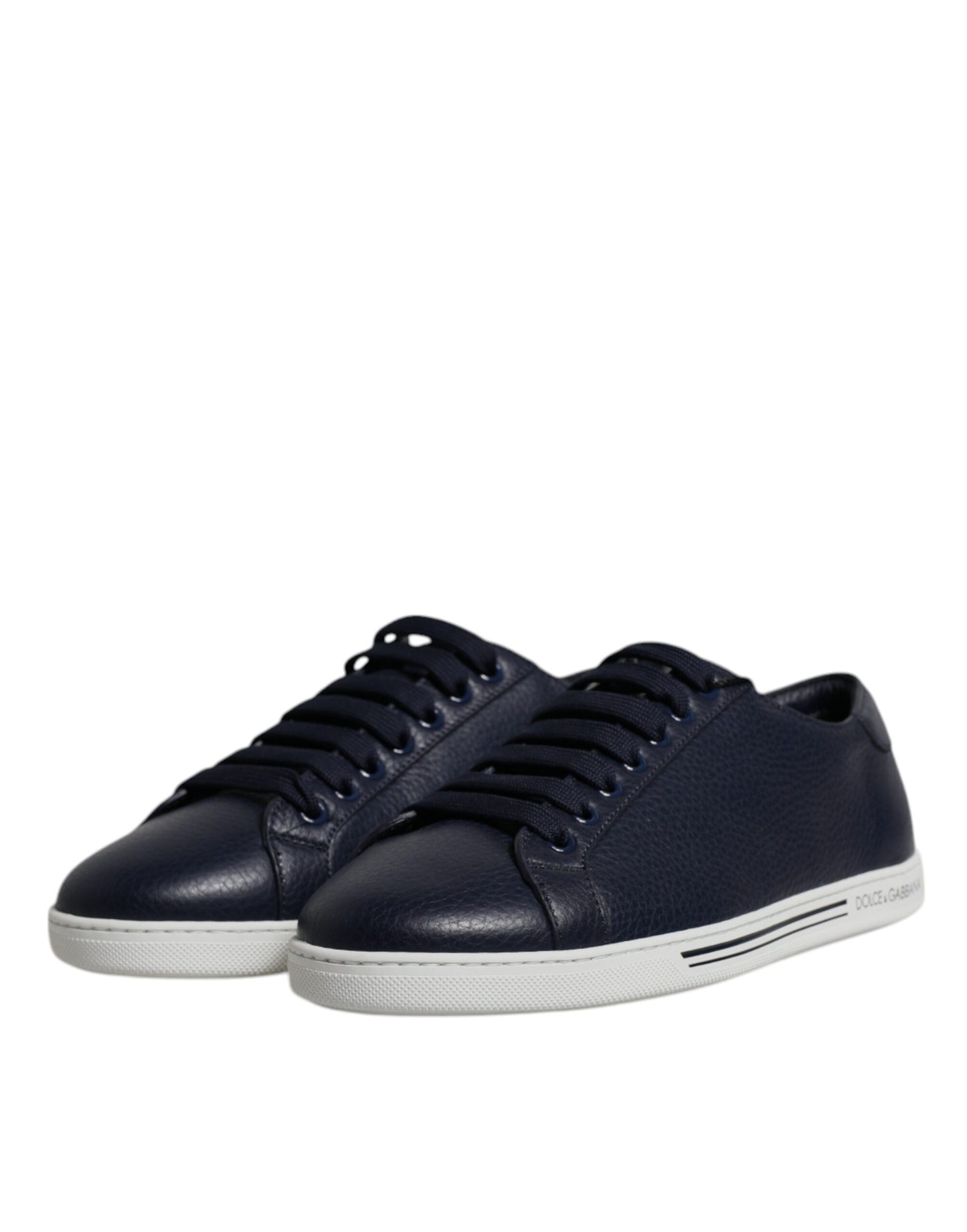 Dolce & Gabbana Blue Low Top Men Saint Tropez Sneakers Shoes Curated Luxury Accessories by Orvyn